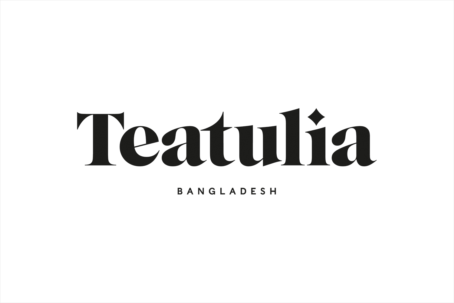 Logo design by Here Design for single origin tea brand Teatulia