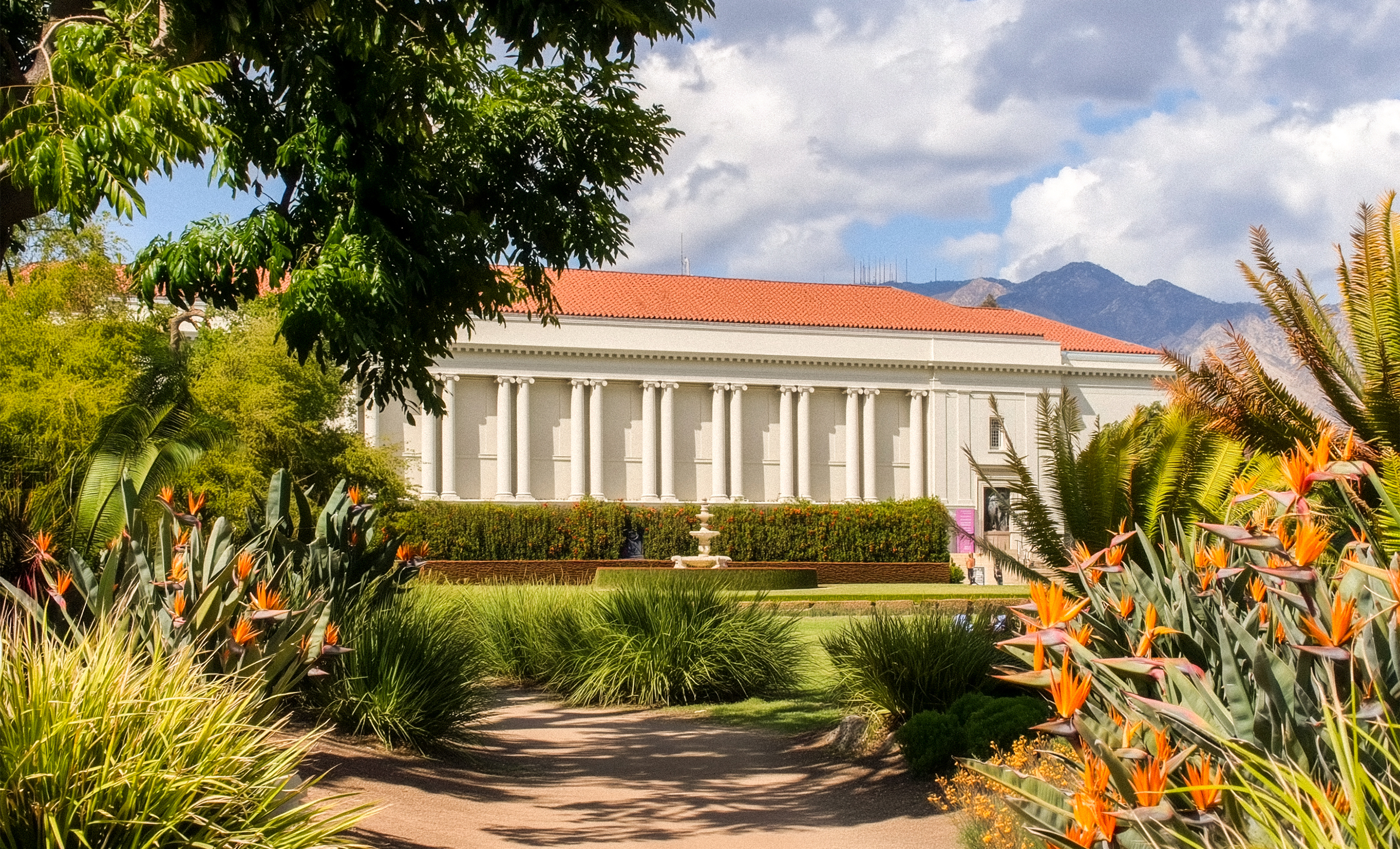 The Huntington Base Design brand identity logo wordmark typography bpo review library exterior