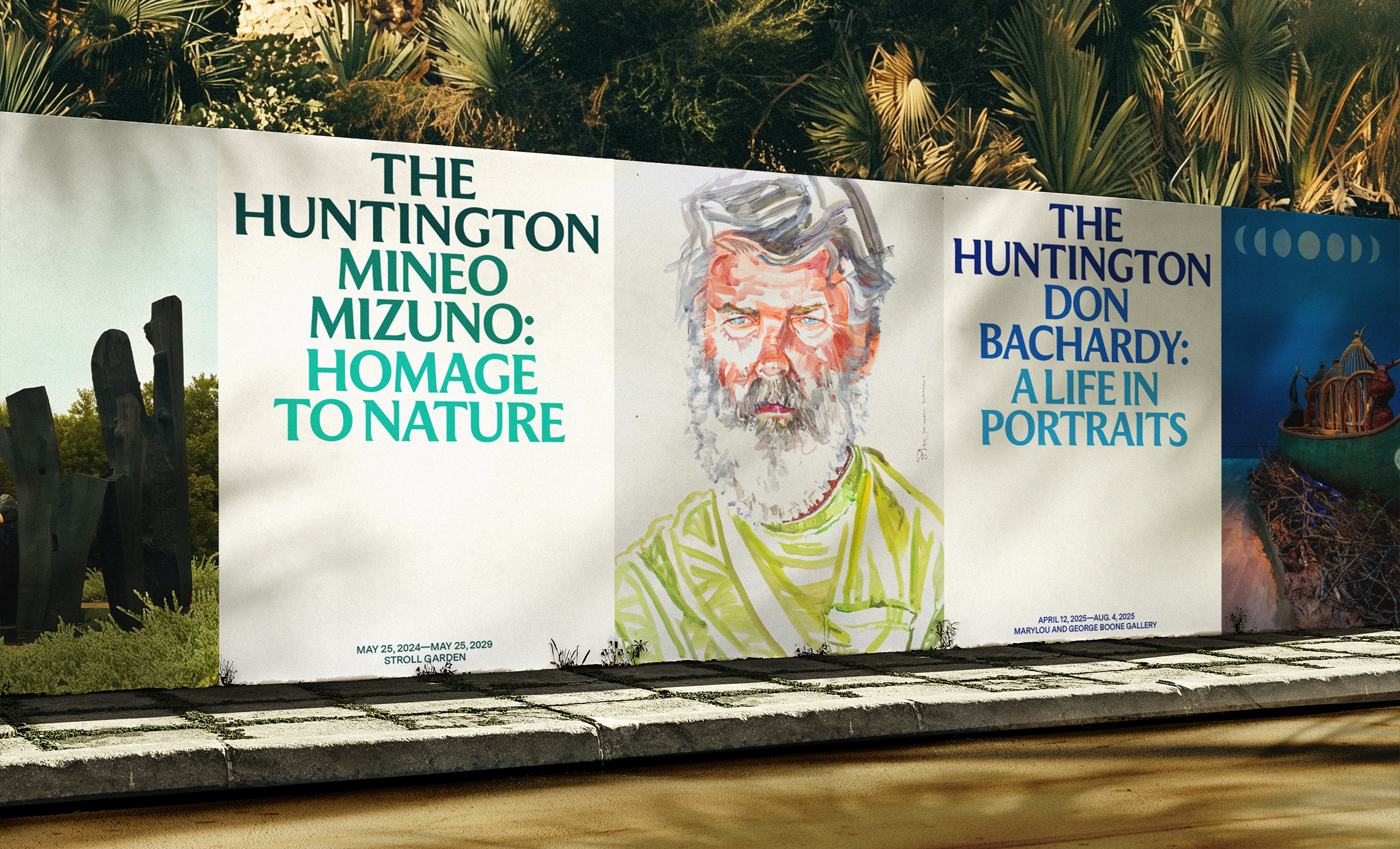 The Huntington Base Design brand identity logo wordmark typography bpo review monogram mark logo