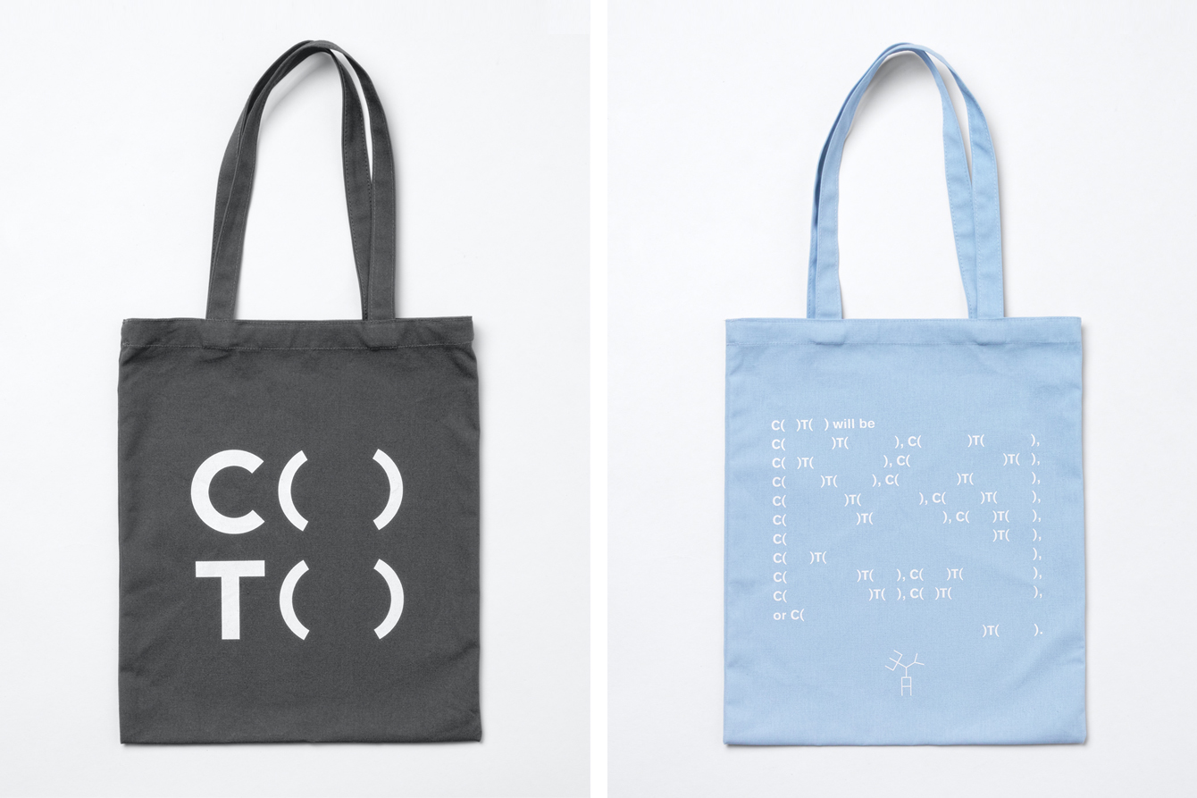Tote Bag Design – C( )T( ) – Typojanchi 2015 by Studio fnt, South Korea