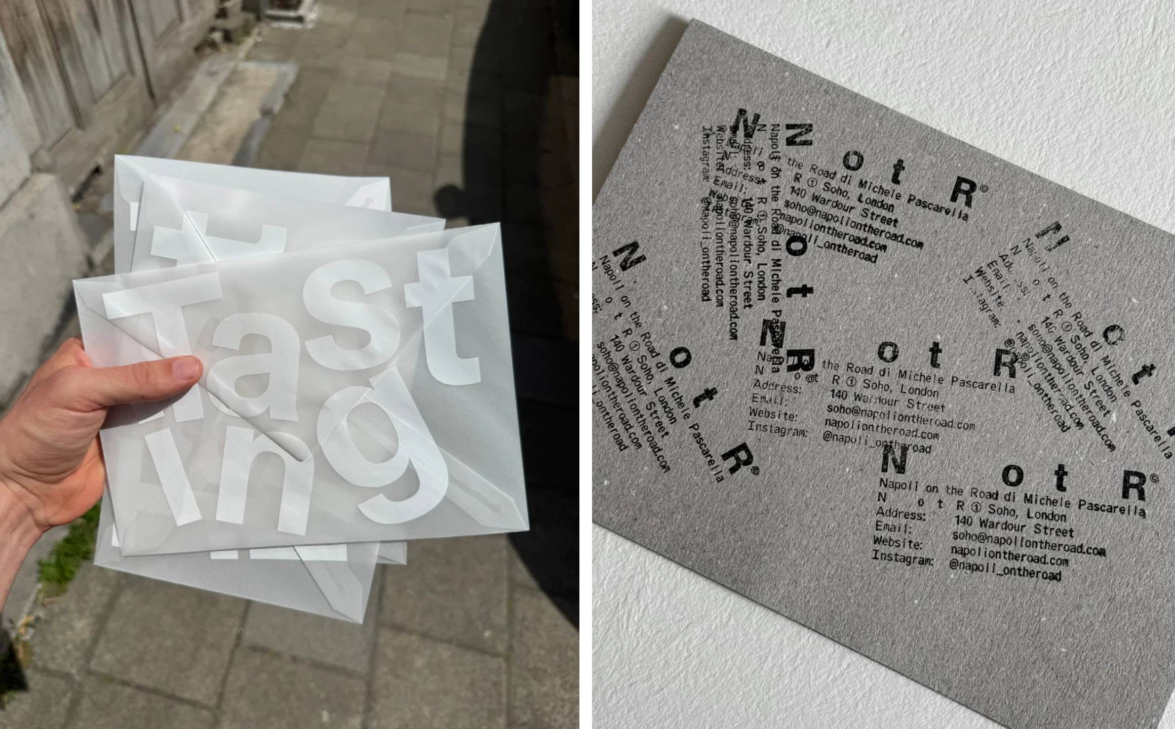 Vrints-Kolsteren-NotR-napoli on the road brand identity design bpo review print