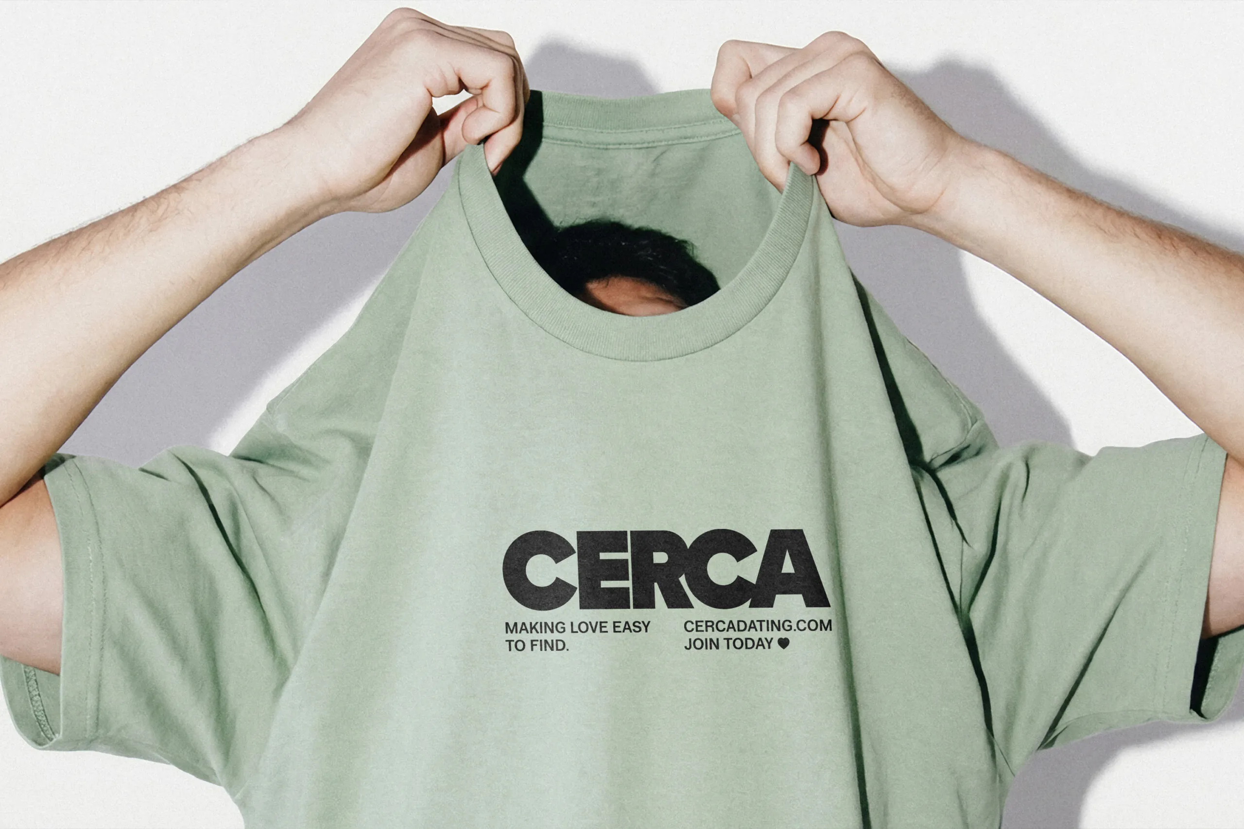 cerca logo wordmark brand identity by saint urbain bpo review t shirt