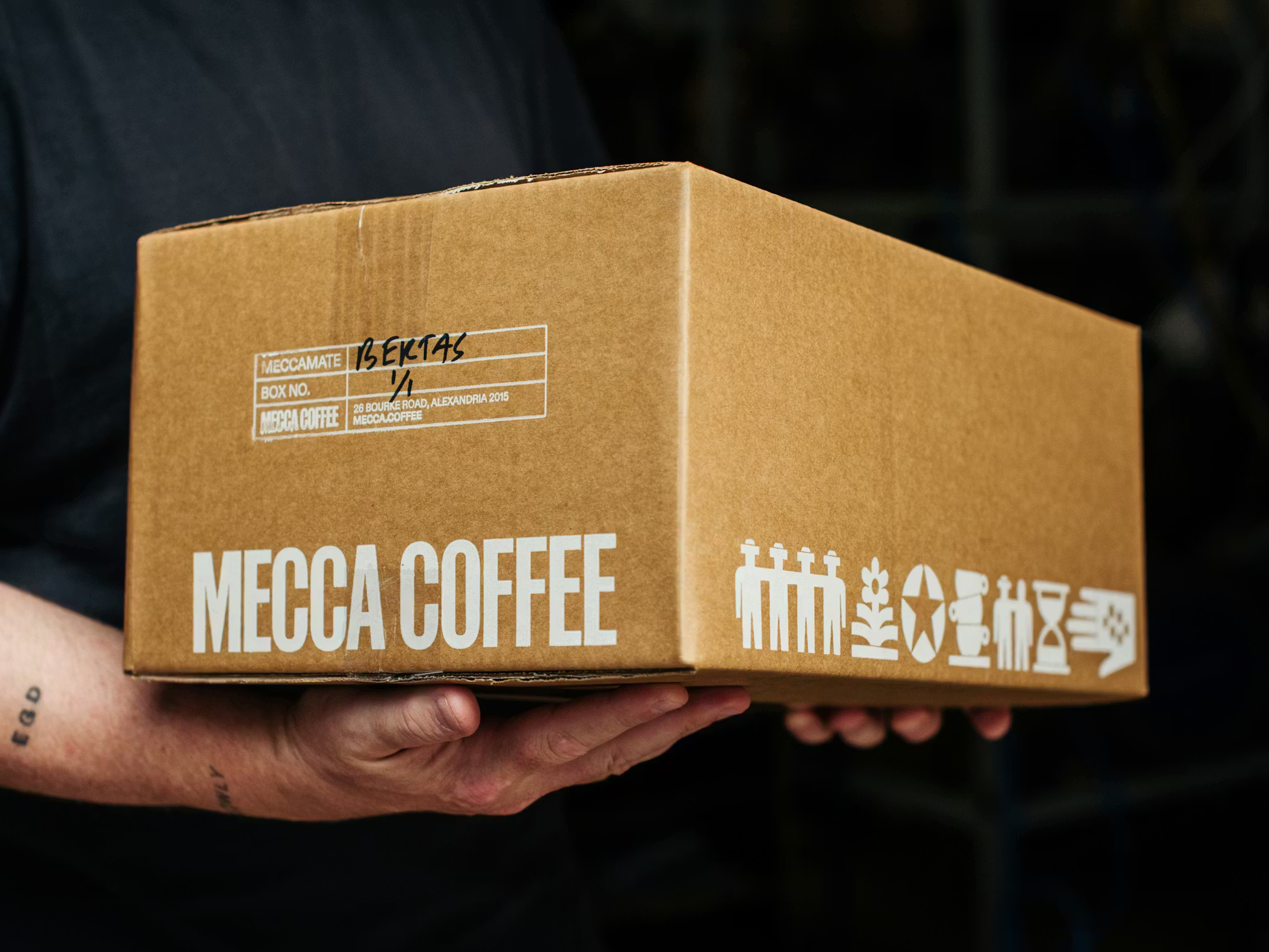 christopher doyle mecca coffee branding design identity bpo review art direction