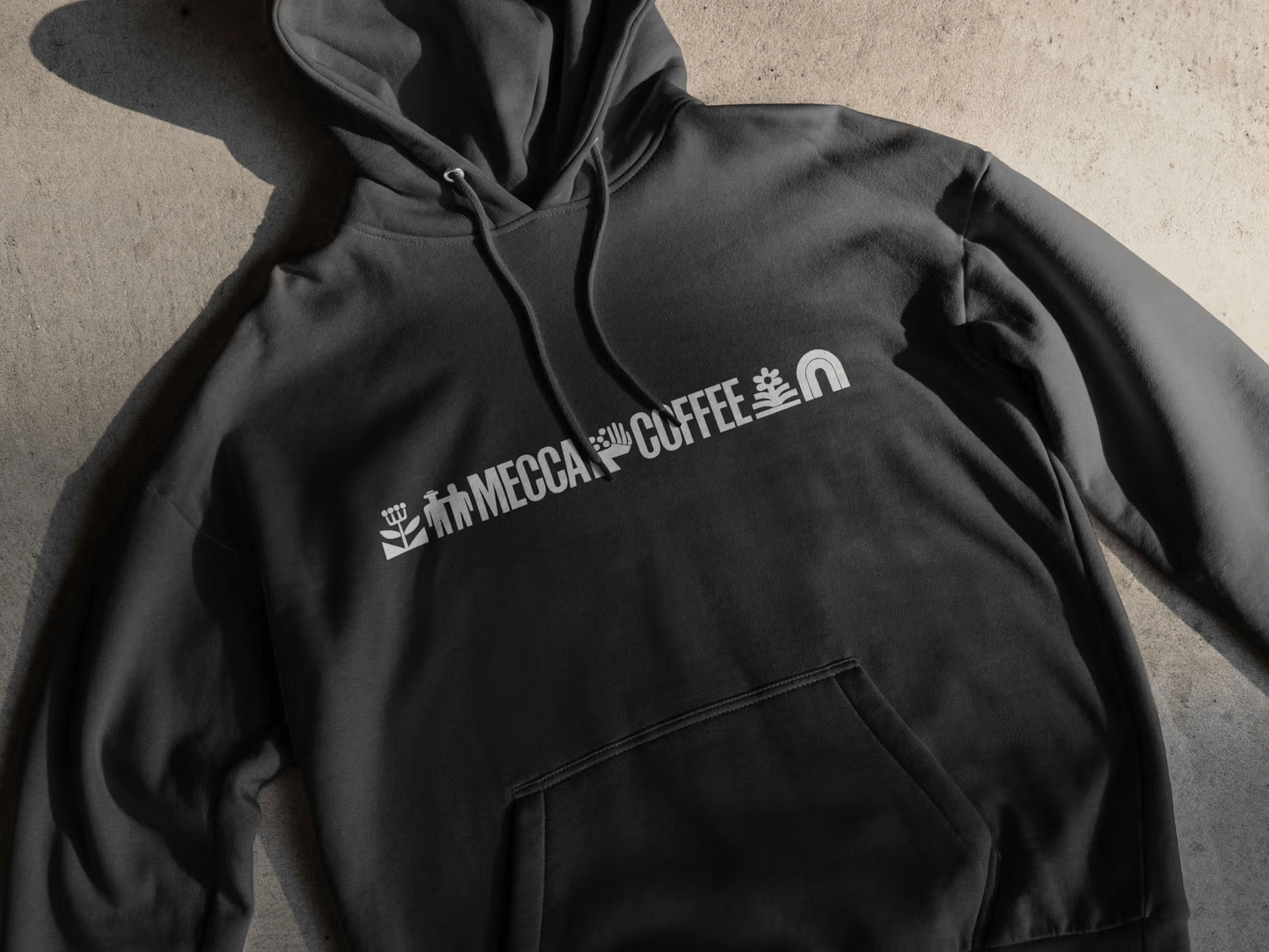 christopher doyle mecca coffee branding design identity bpo review merch hoodie