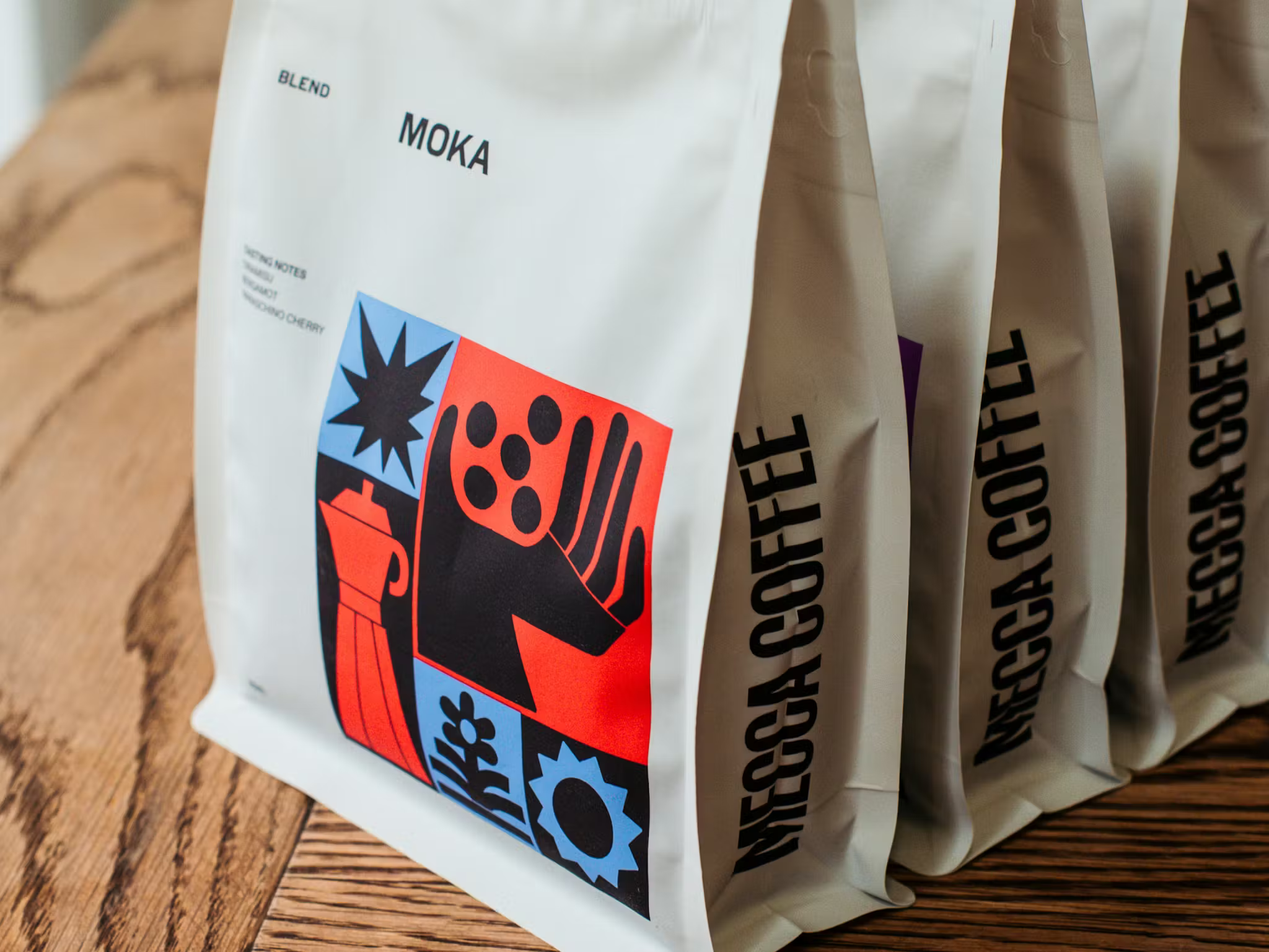christopher doyle mecca coffee branding design identity bpo review moka packaging