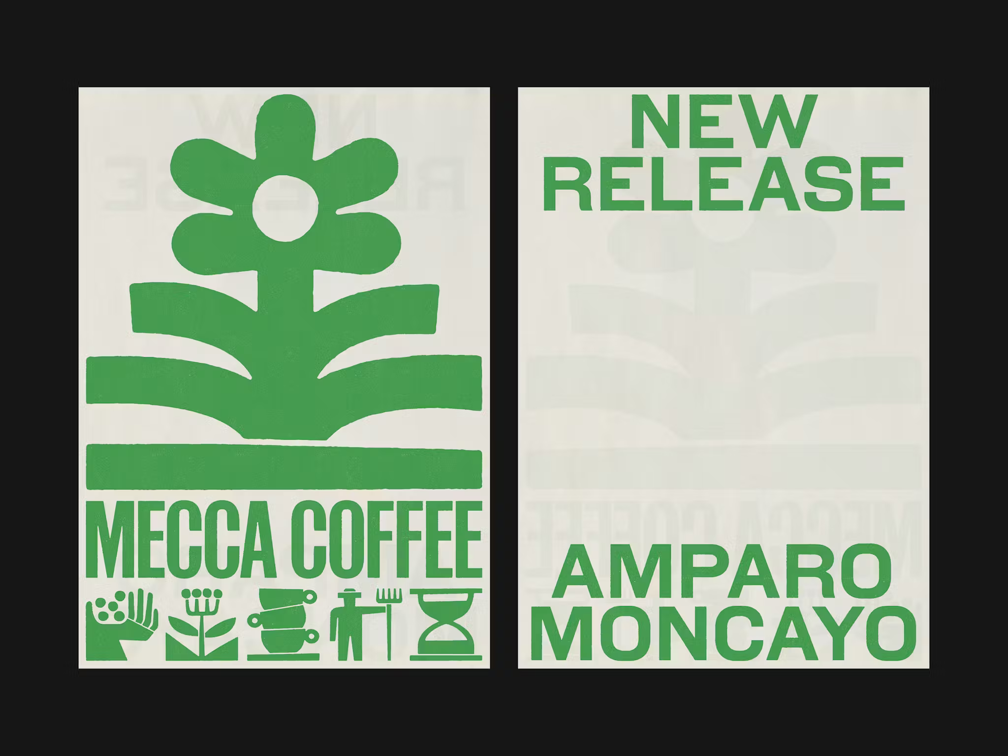 christopher doyle mecca coffee branding design identity bpo review posters