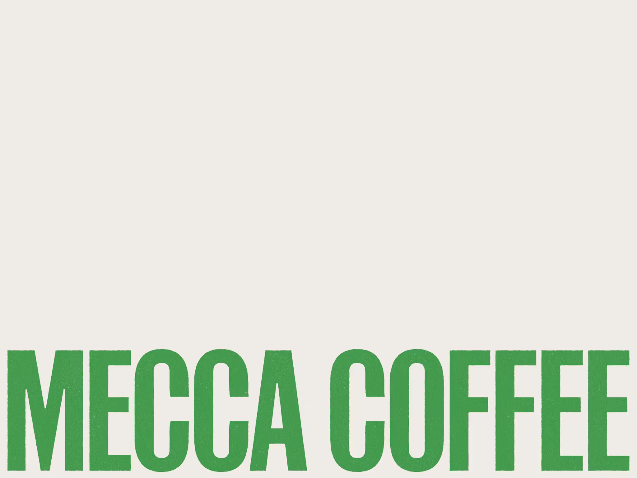 christopher doyle mecca coffee branding design identity bpo review wordmark