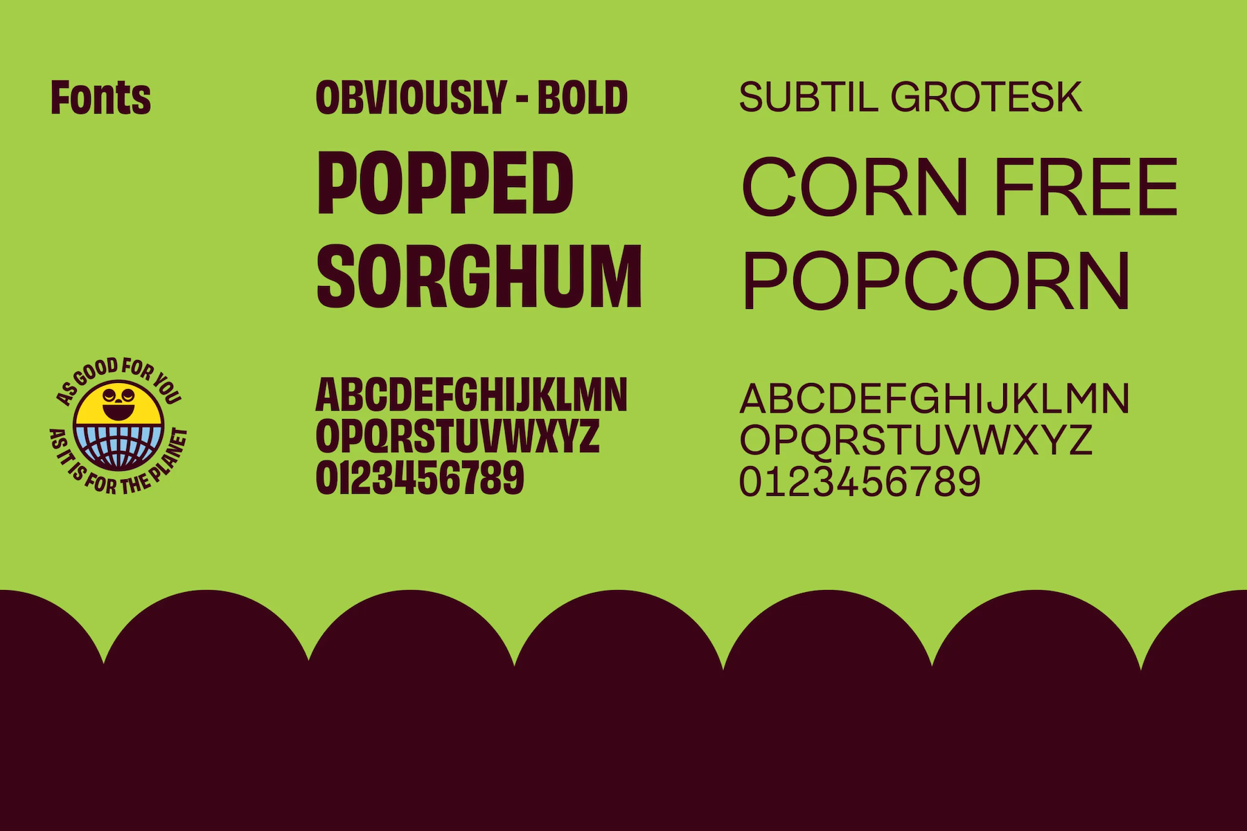 Cob typography by Saint Urbain