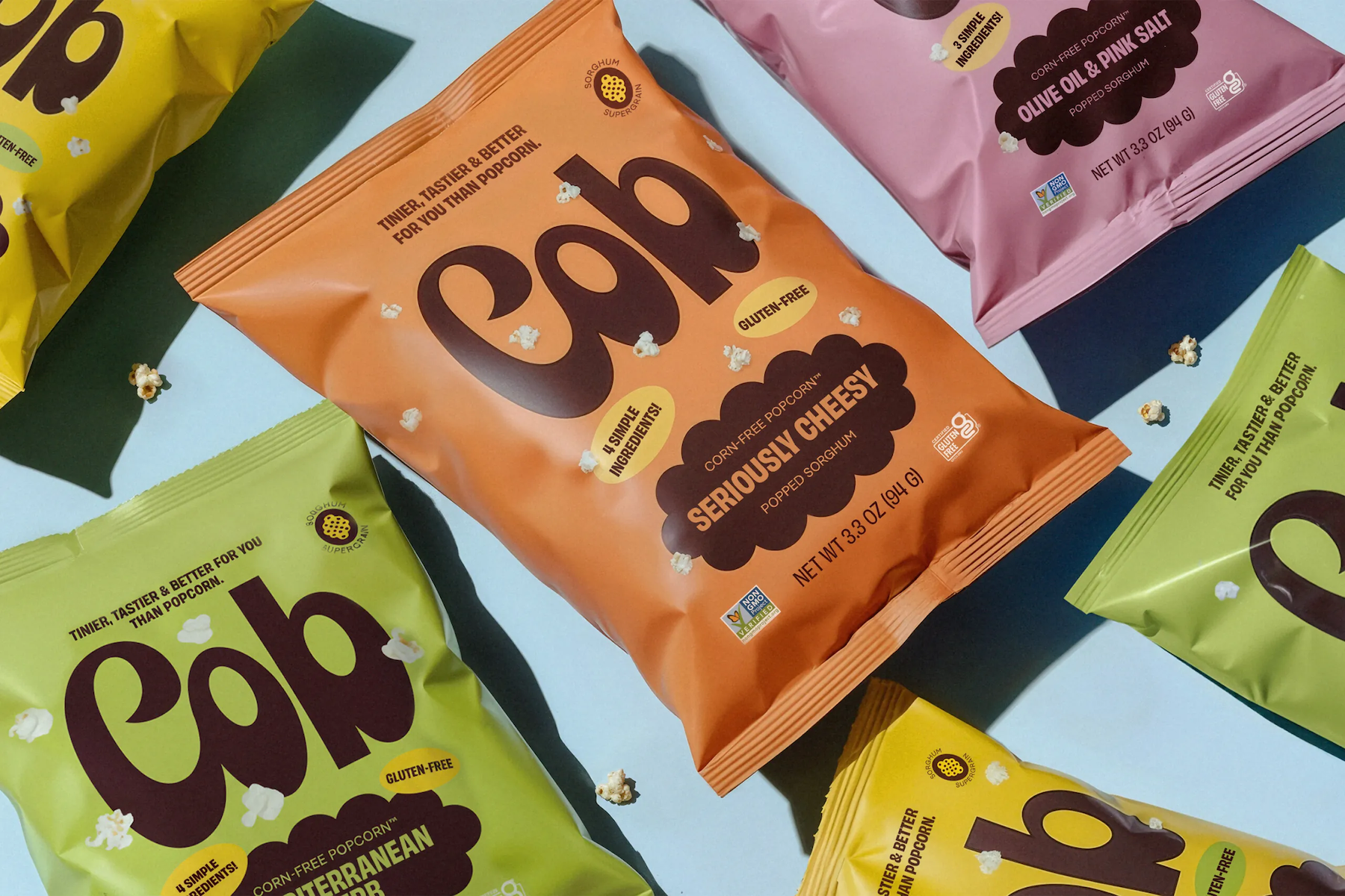 Cob branding, packaging, typography and logo by Saint Urbain