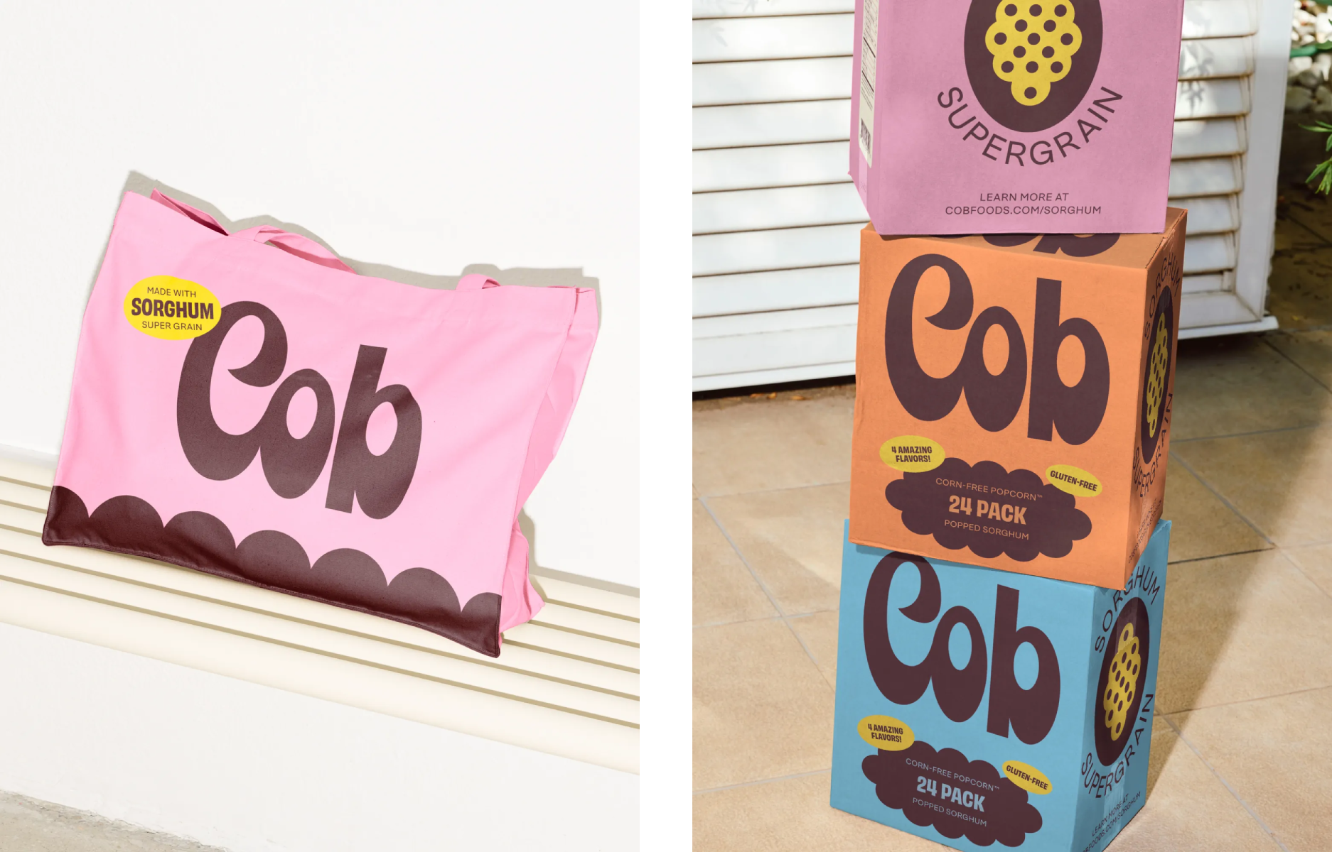 Cob branding, packaging, typography and logo by Saint Urbain