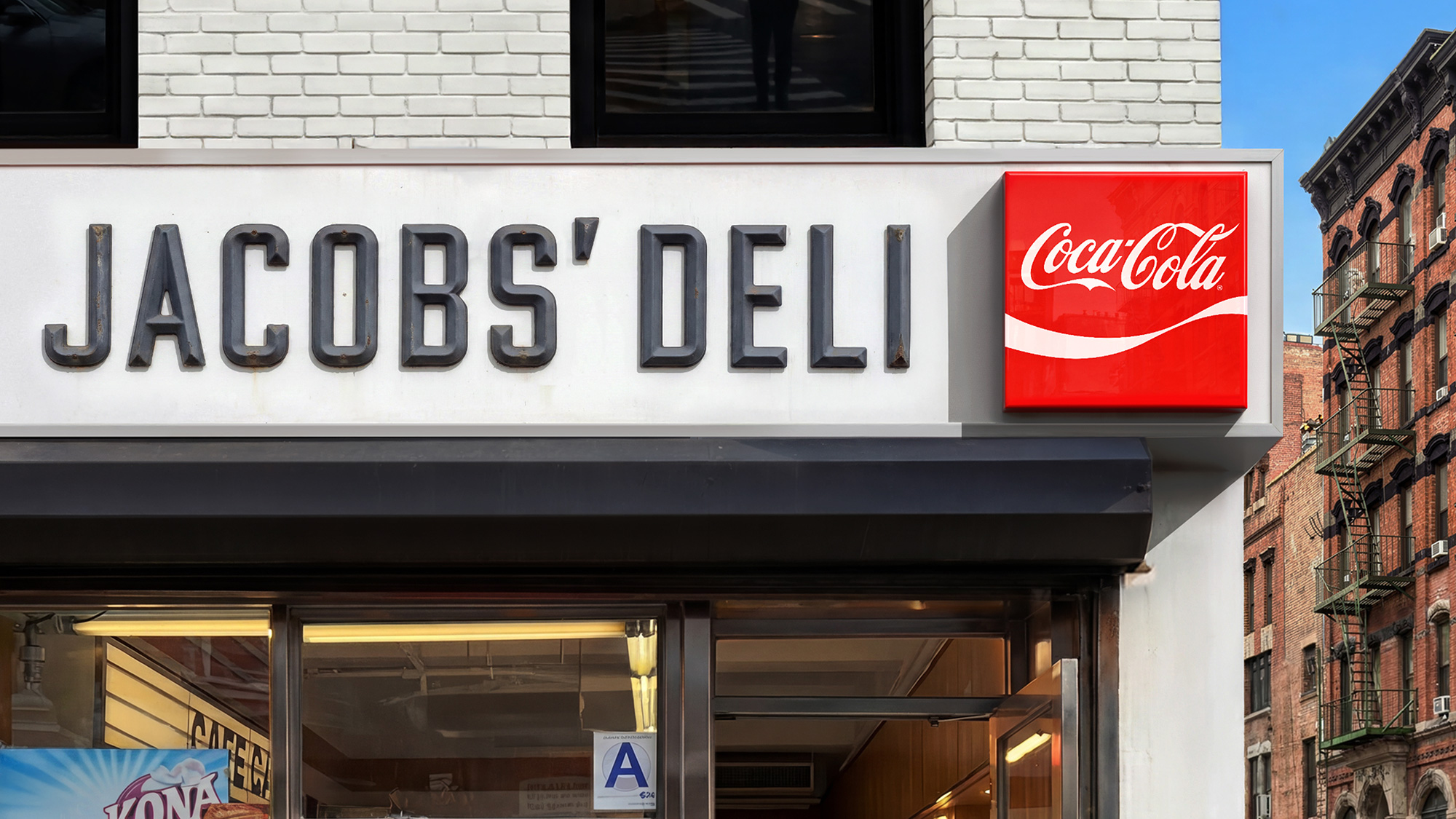 coca cola jkr rebrand logo identity design packaging bpo review deli sign