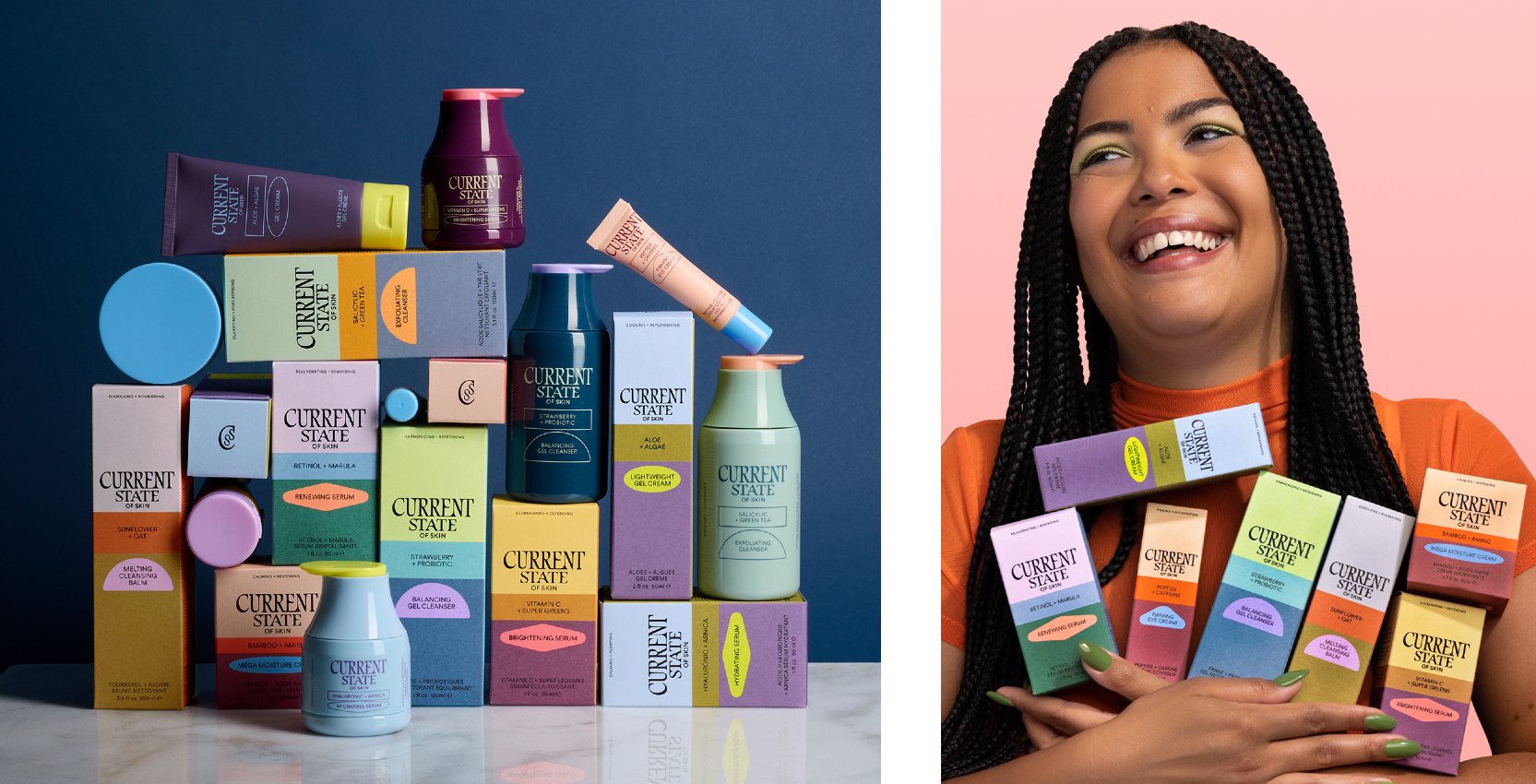 Current State logo, wordmark, brand design, packaging and website by Werner Design Werks