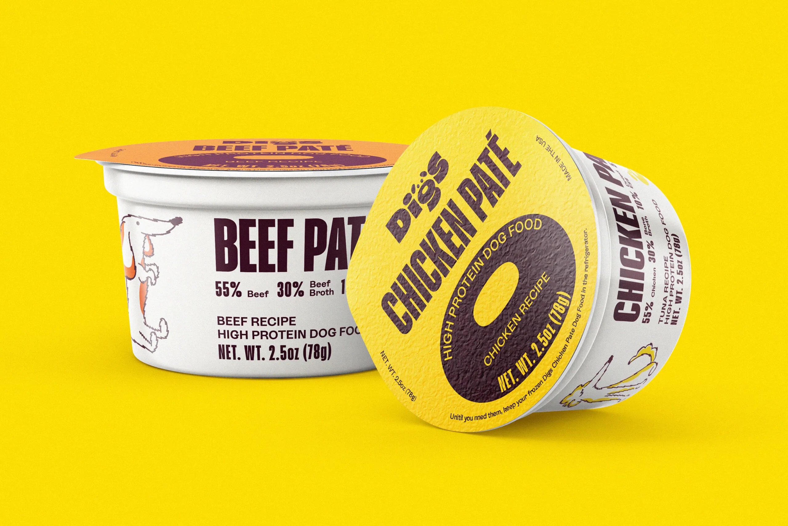 digs saint urbain brand design identity wordmark typography logo packaging dog food.4