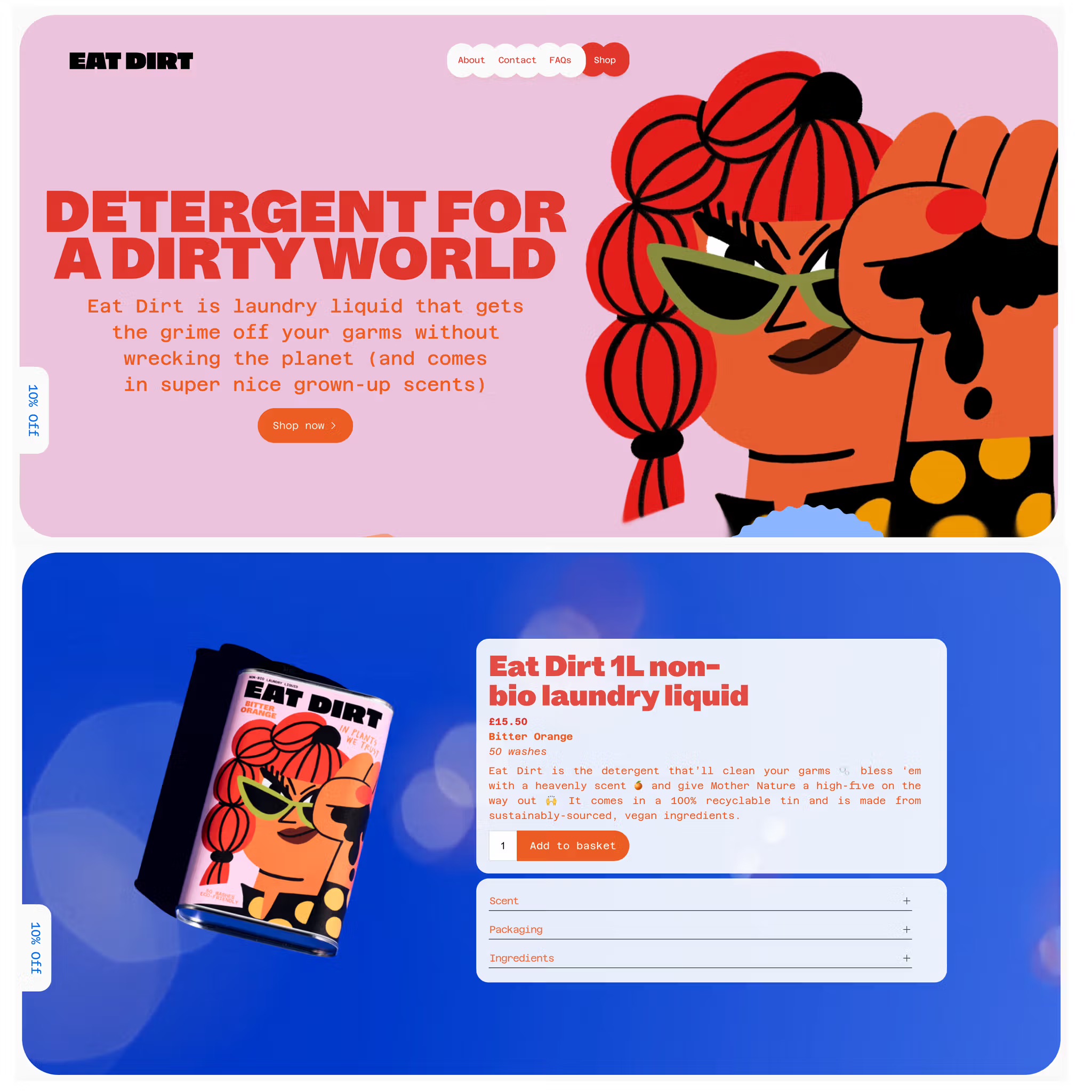 eat dirt branding illustration identity logo design by Cachete Jack and Marta Veludo Studio bpo review