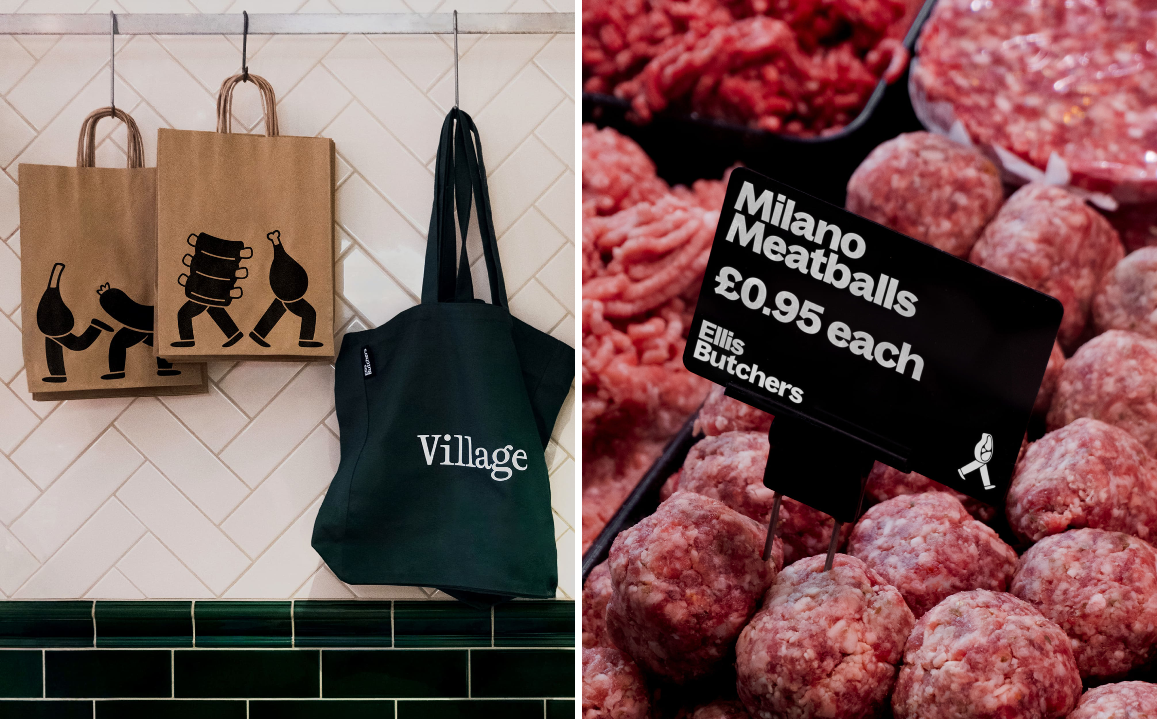 ellis butchers studio blackburn branding identity design bpo review tote bag label