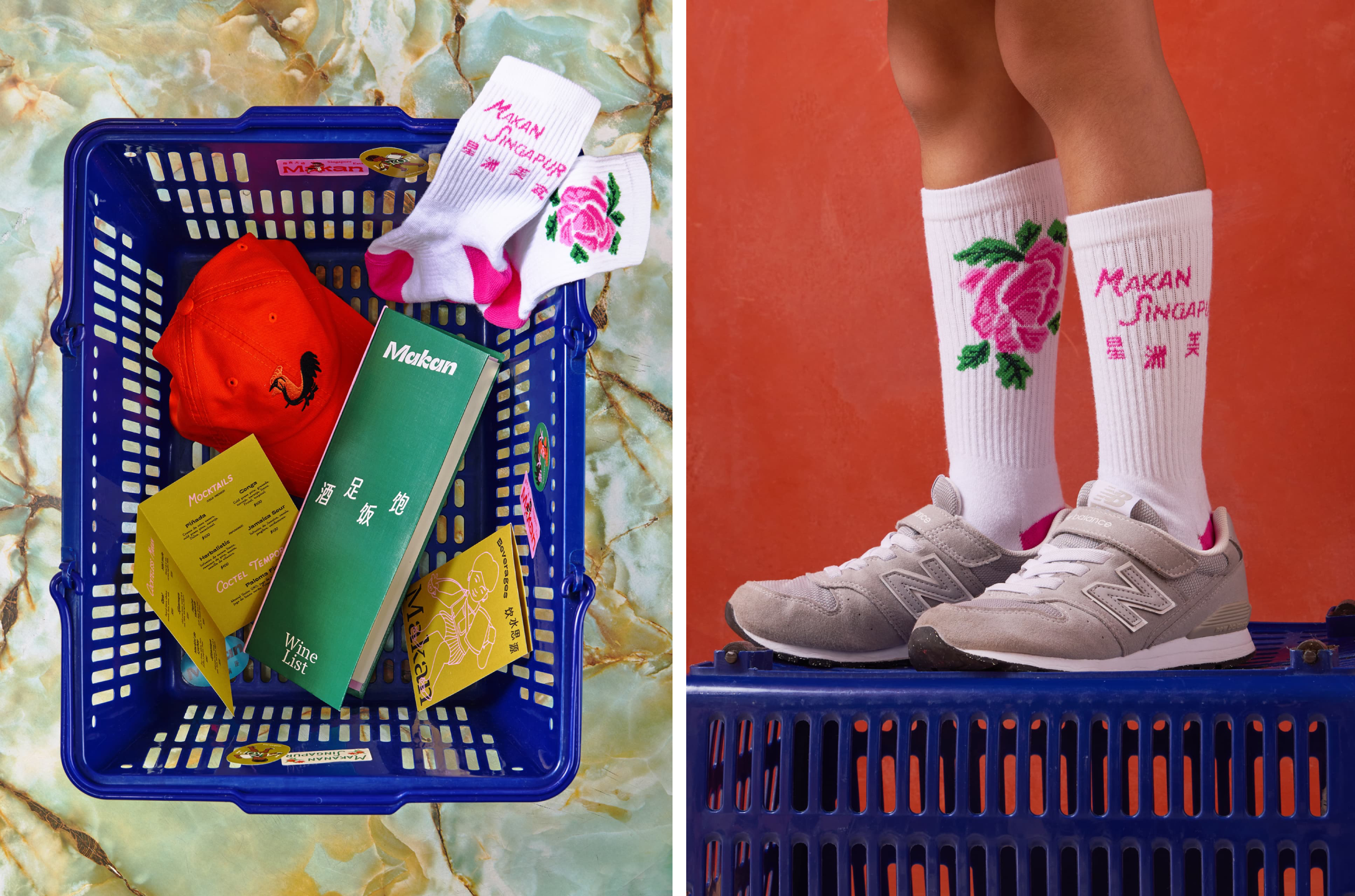 foreign policy makan brand identity logo wordmark typography illustrationn bpo review bag menu hat