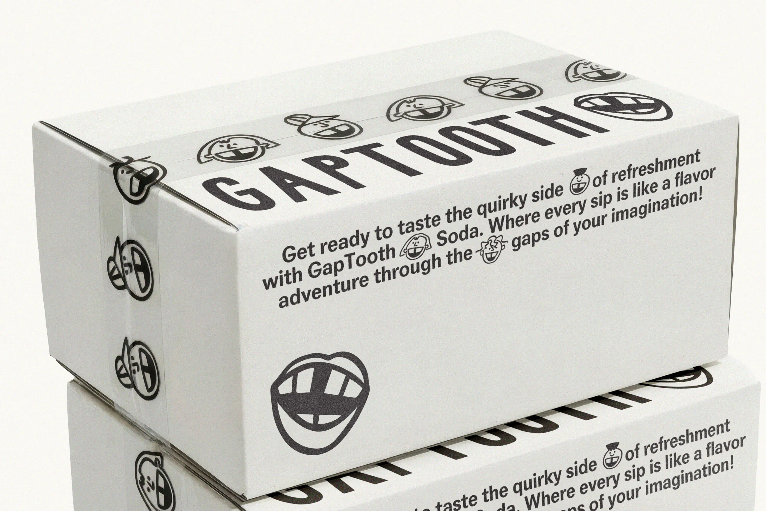 gaptooth soda saint urbain branding packaging logo wordmark bpo review box