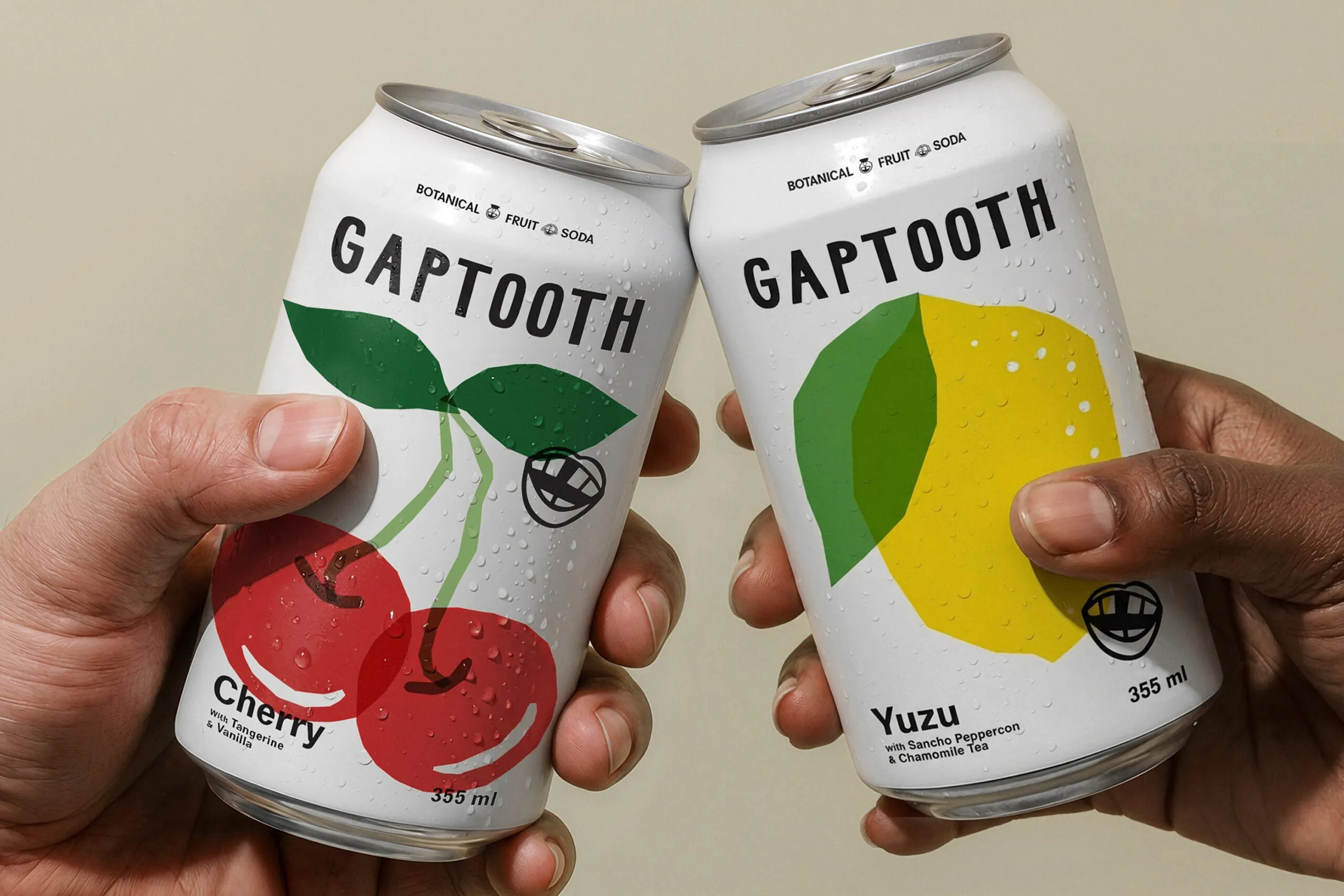 gaptooth soda saint urbain branding packaging logo wordmark bpo review can