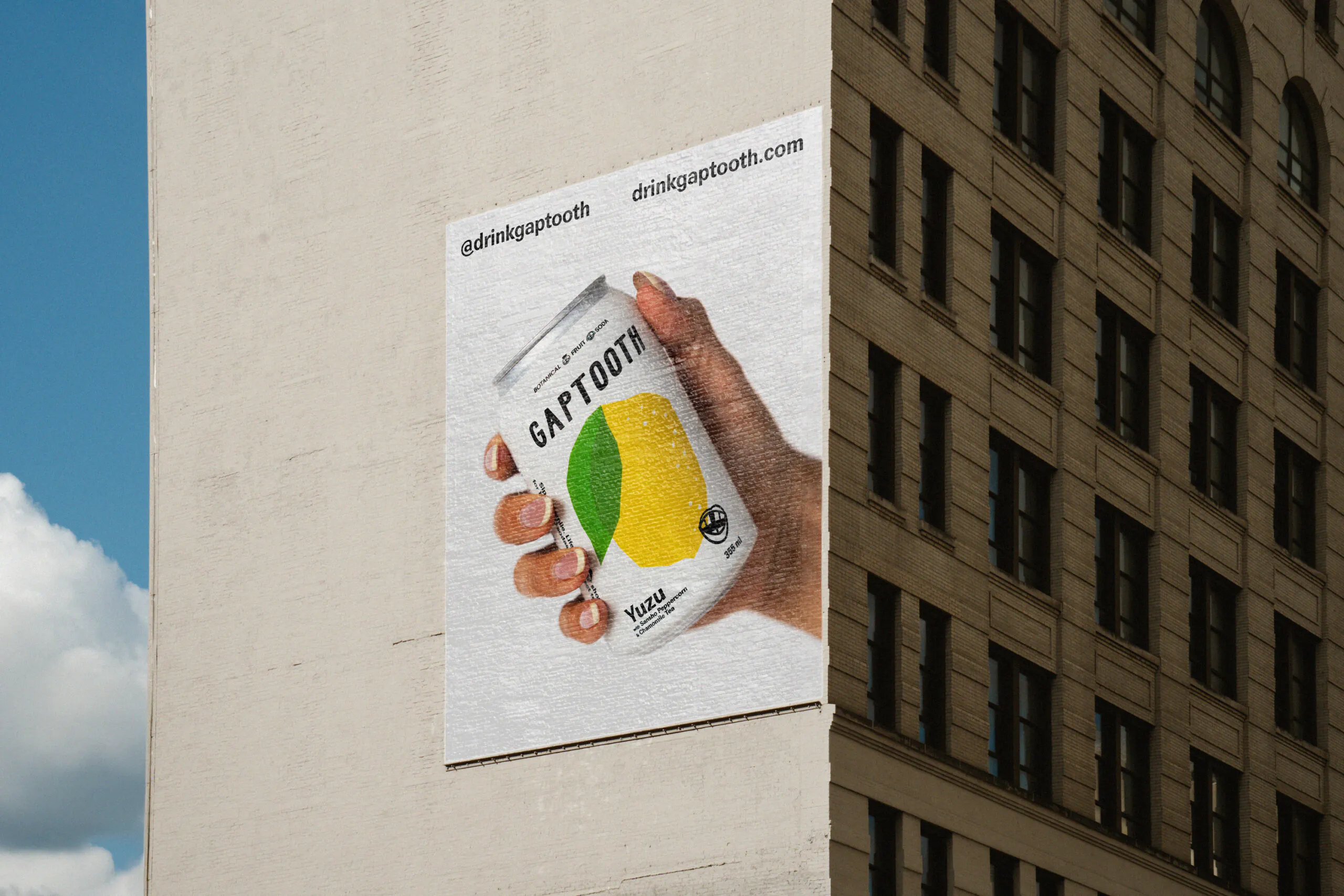 gaptooth soda saint urbain branding packaging logo wordmark bpo review poster