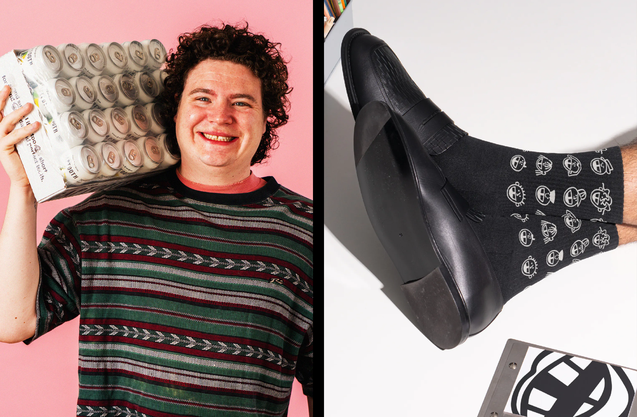 gaptooth soda saint urbain branding packaging logo wordmark bpo review socks