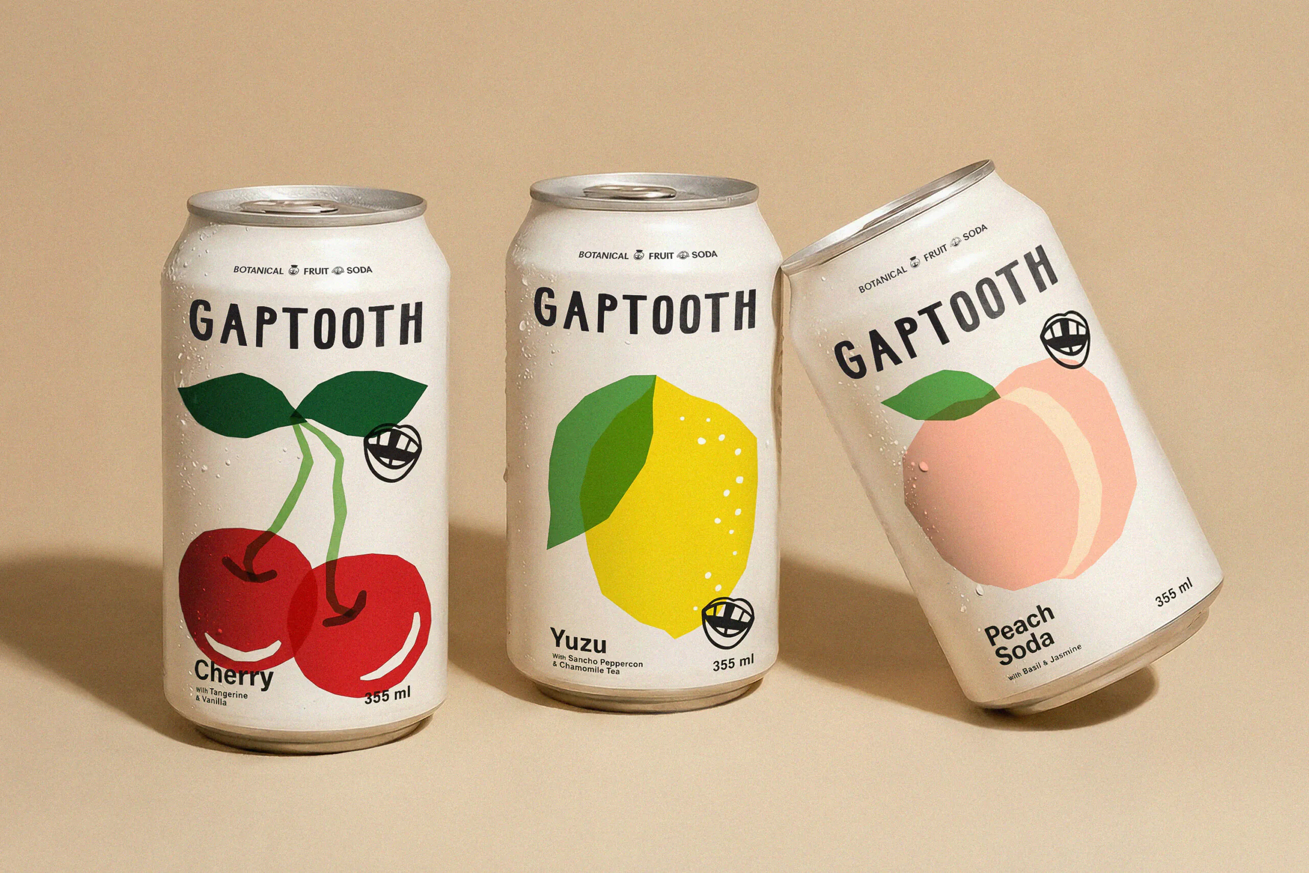 gaptooth soda saint urbain branding packaging logo wordmark bpo review