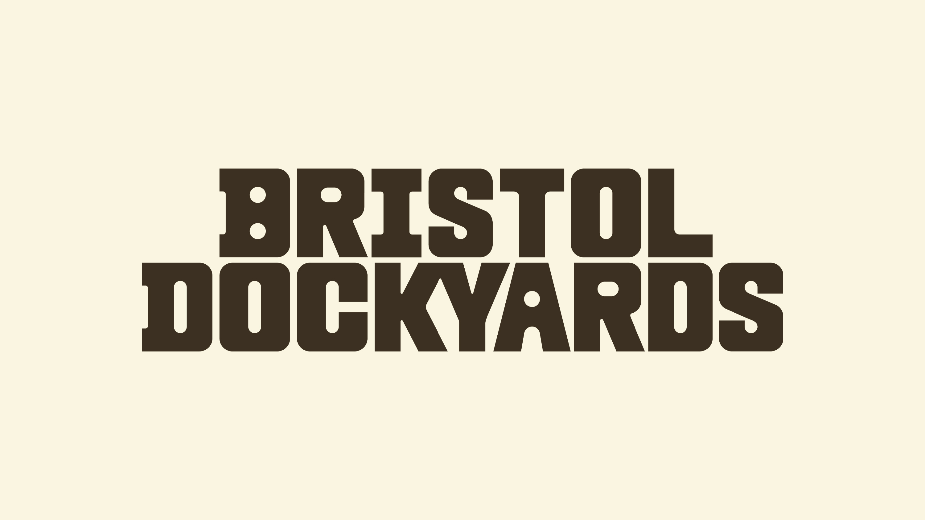 how and how bristol dockyards branding identity design bpo review logo wordmark typography