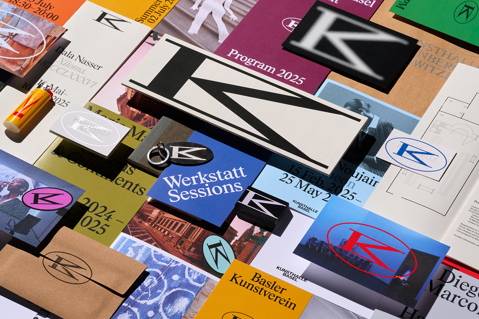 kunsthalle basel porto rocha identity branding logo typography print bpo review stationery