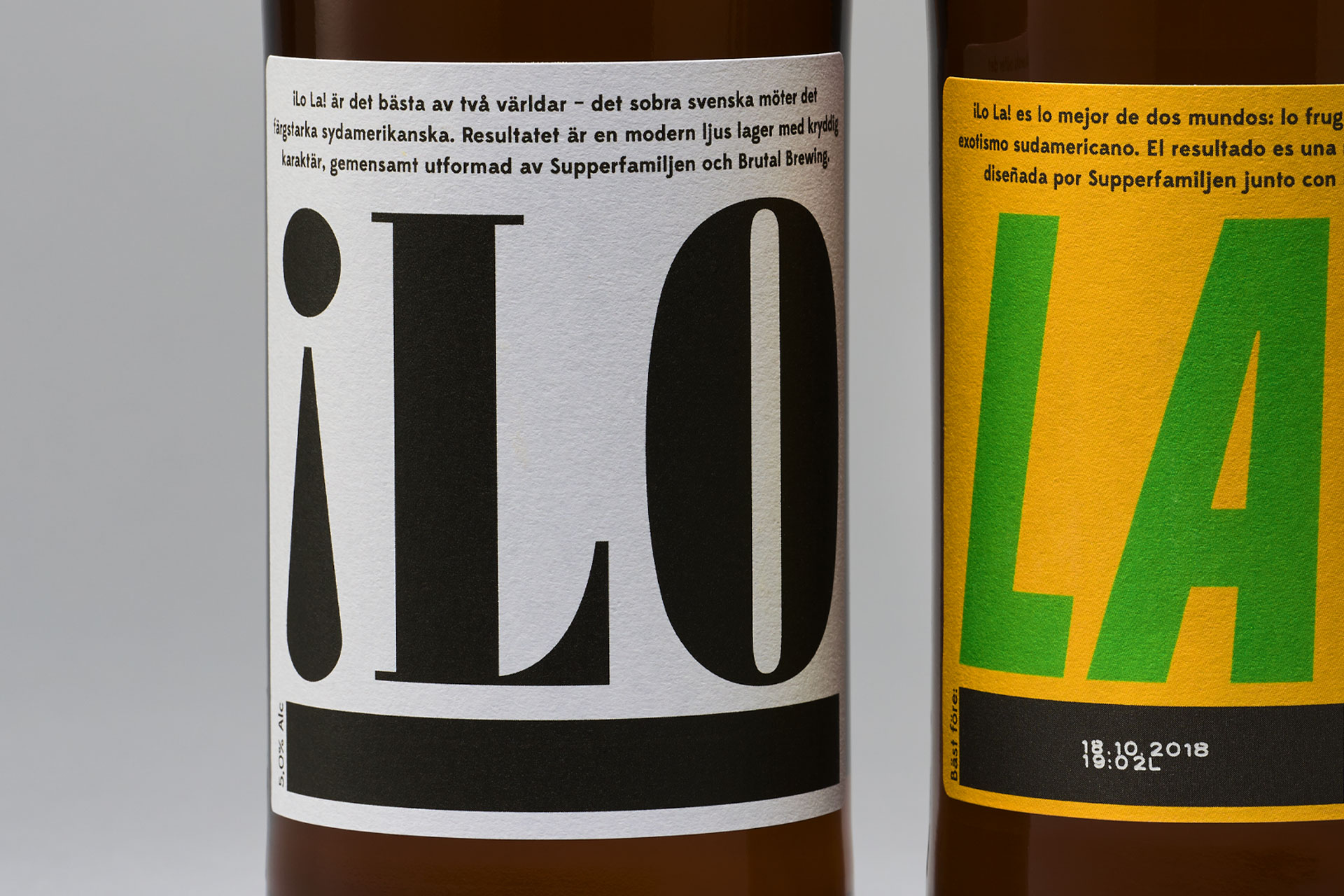 Packaging design for craft beer ¡Lo La! by Neumeister