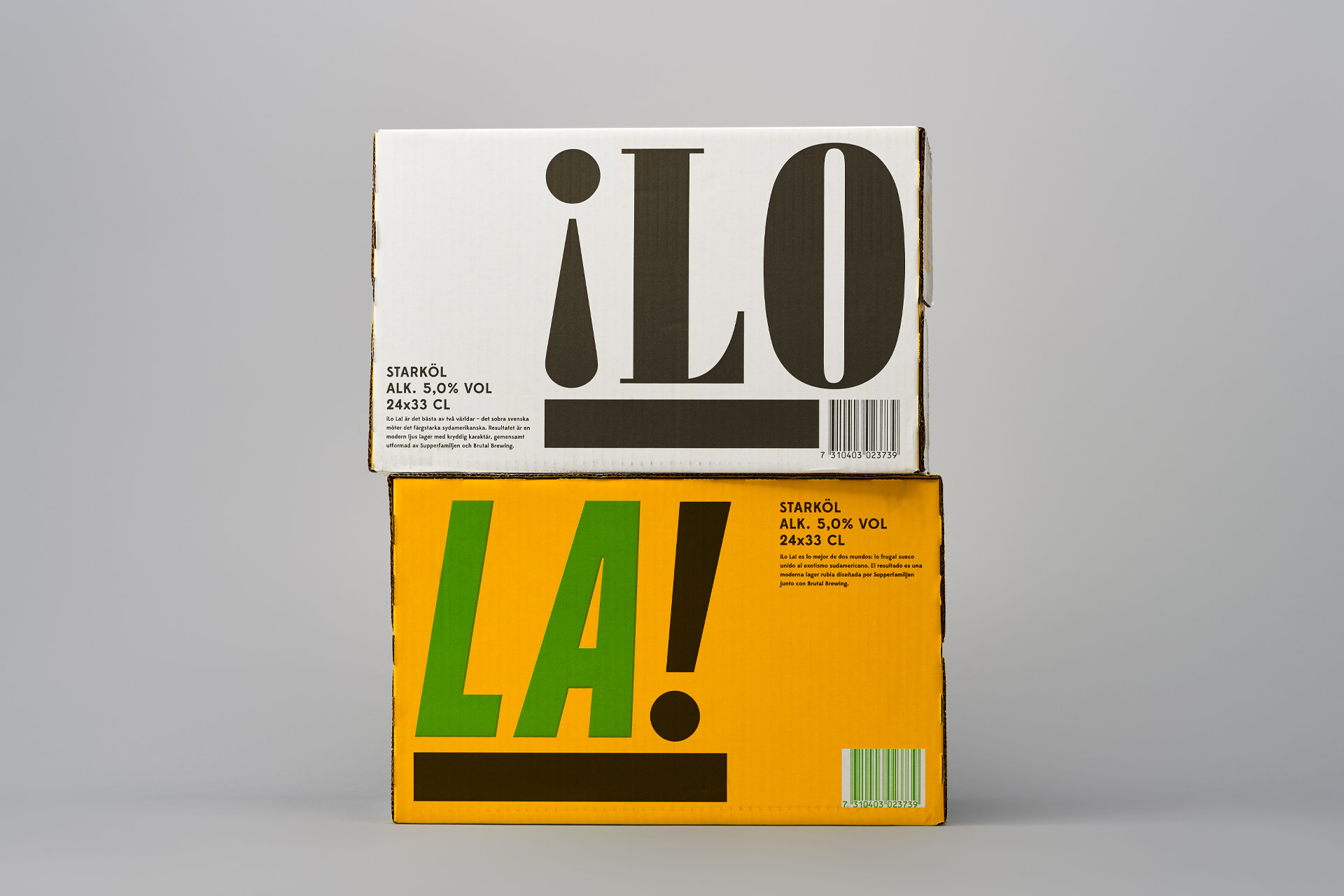 Packaging design for craft beer ¡Lo La! by Neumeister