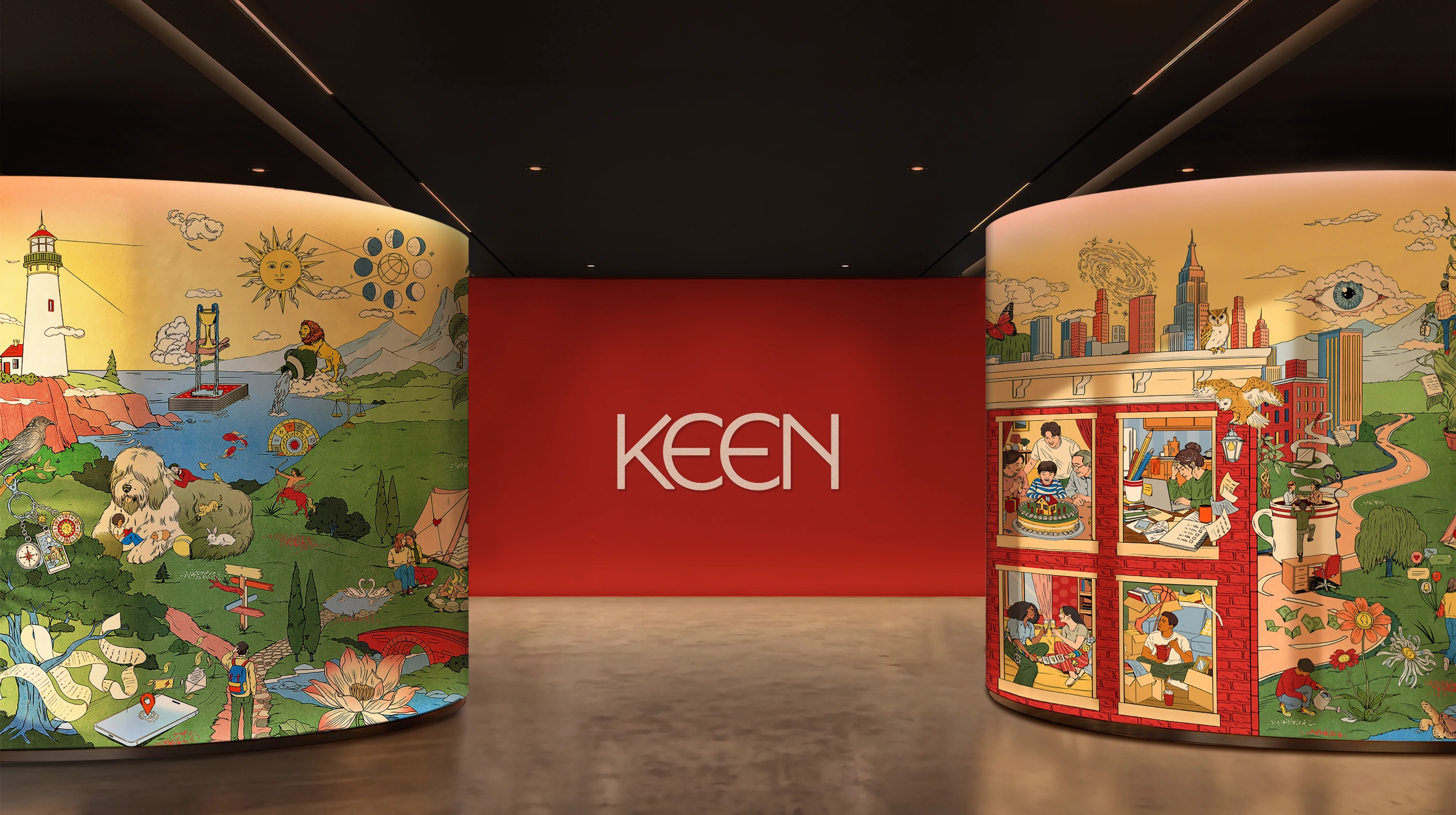 mother design keen brand identity design logo bpo review