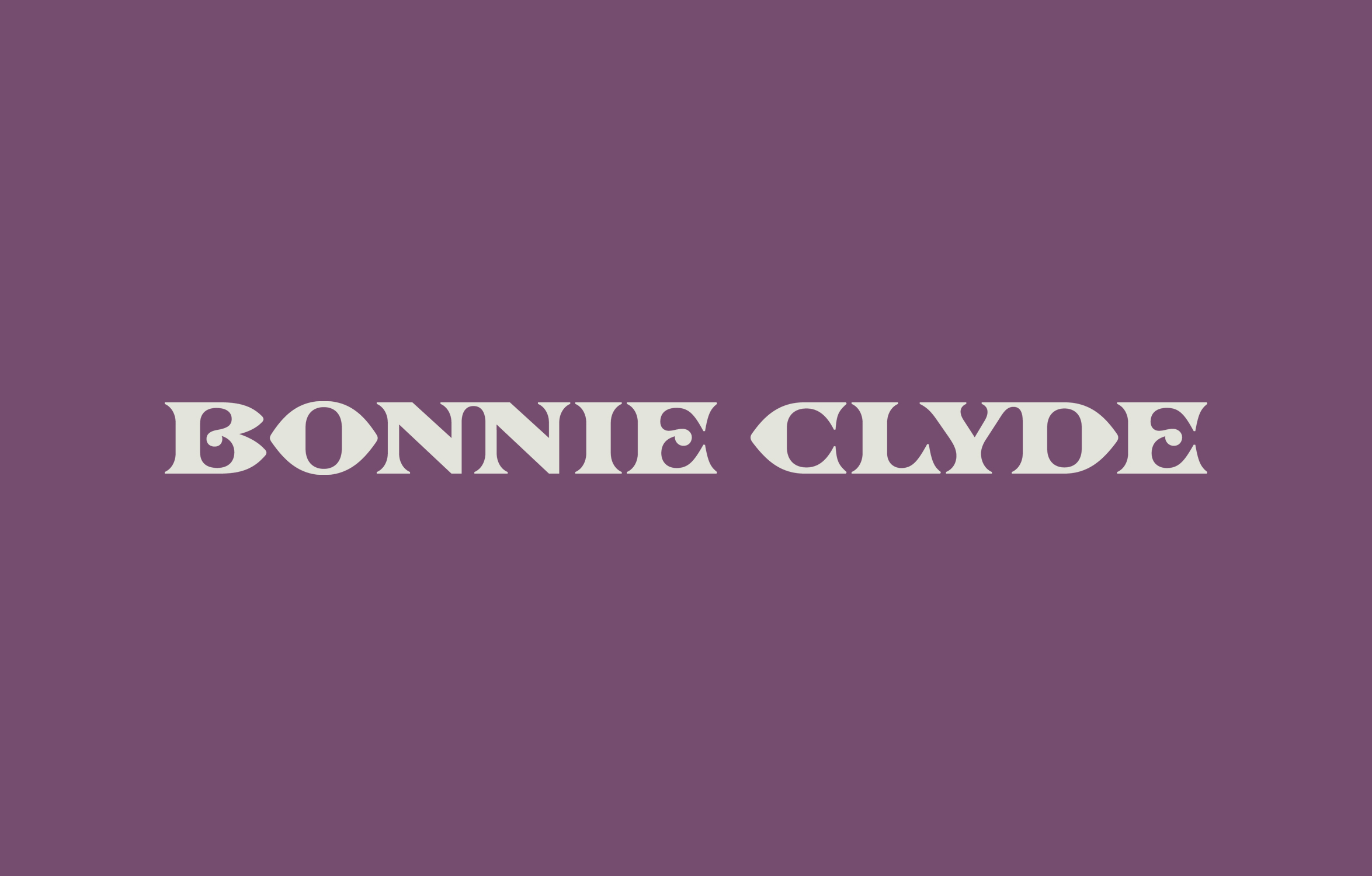 mouthwash studio bonnie clyde eyewear logo wordmark branding identity design bpo review wordmark