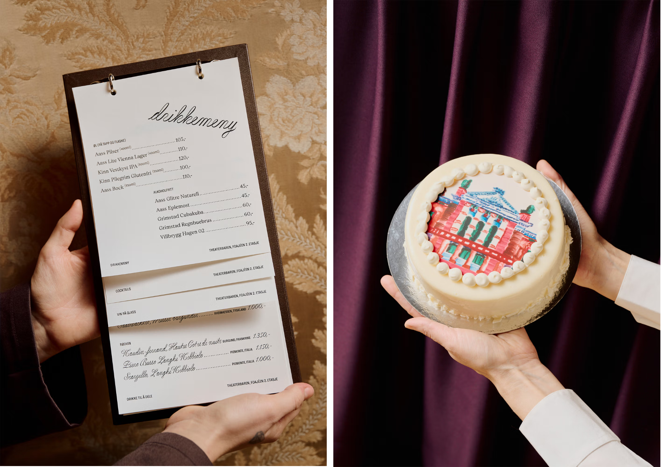 olsson barbieri theaterbaren brand identity design bpo review menu cake