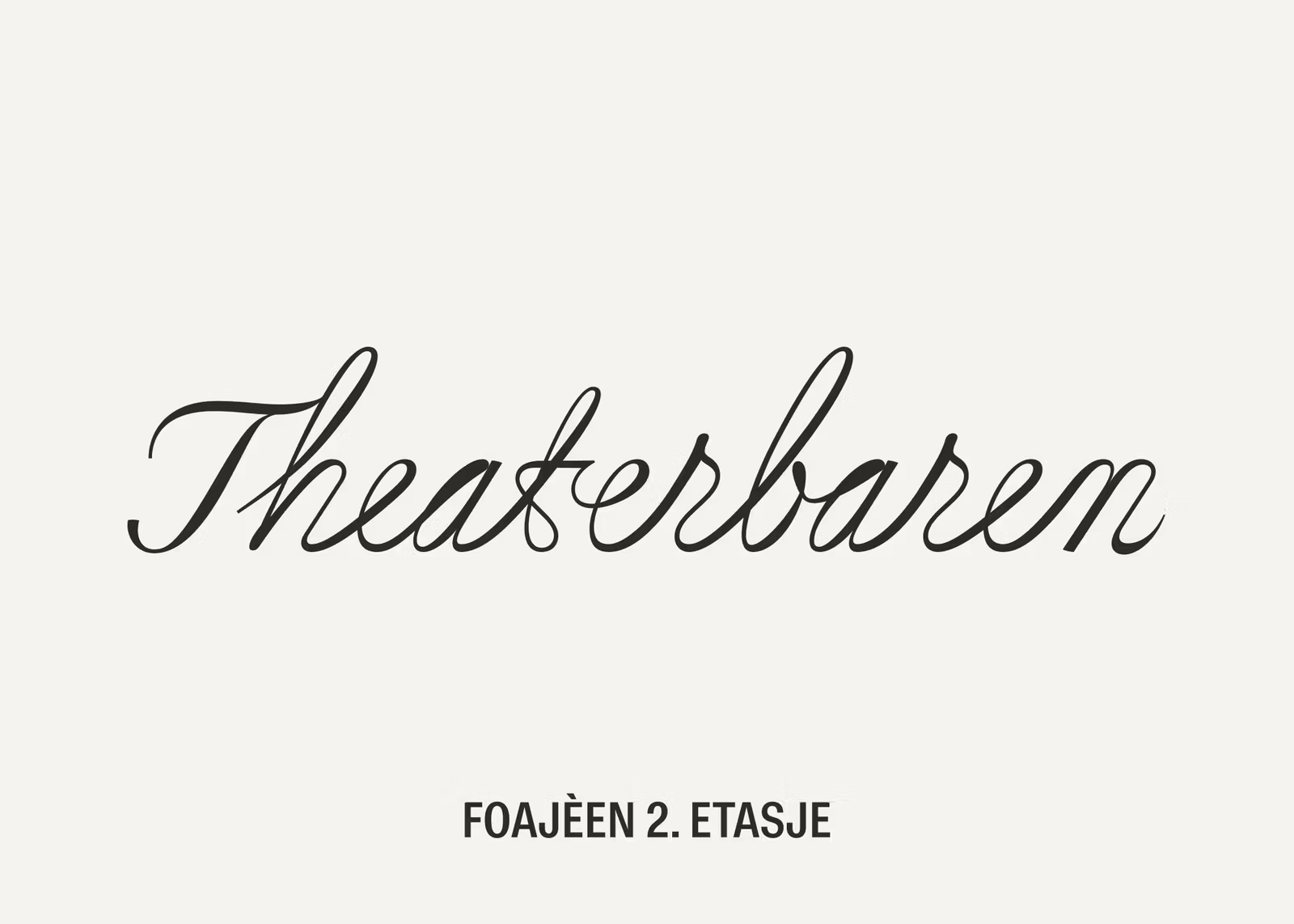 olsson barbieri theaterbaren brand identity design bpo review wordmark