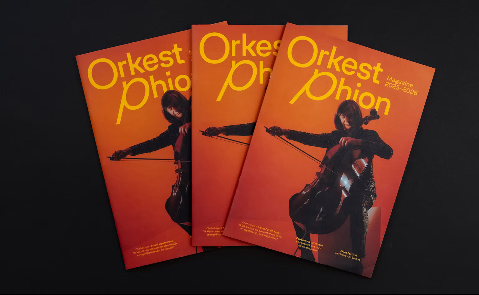 phion orchestra thonik branding identity design logo wordmark bpo review magazine