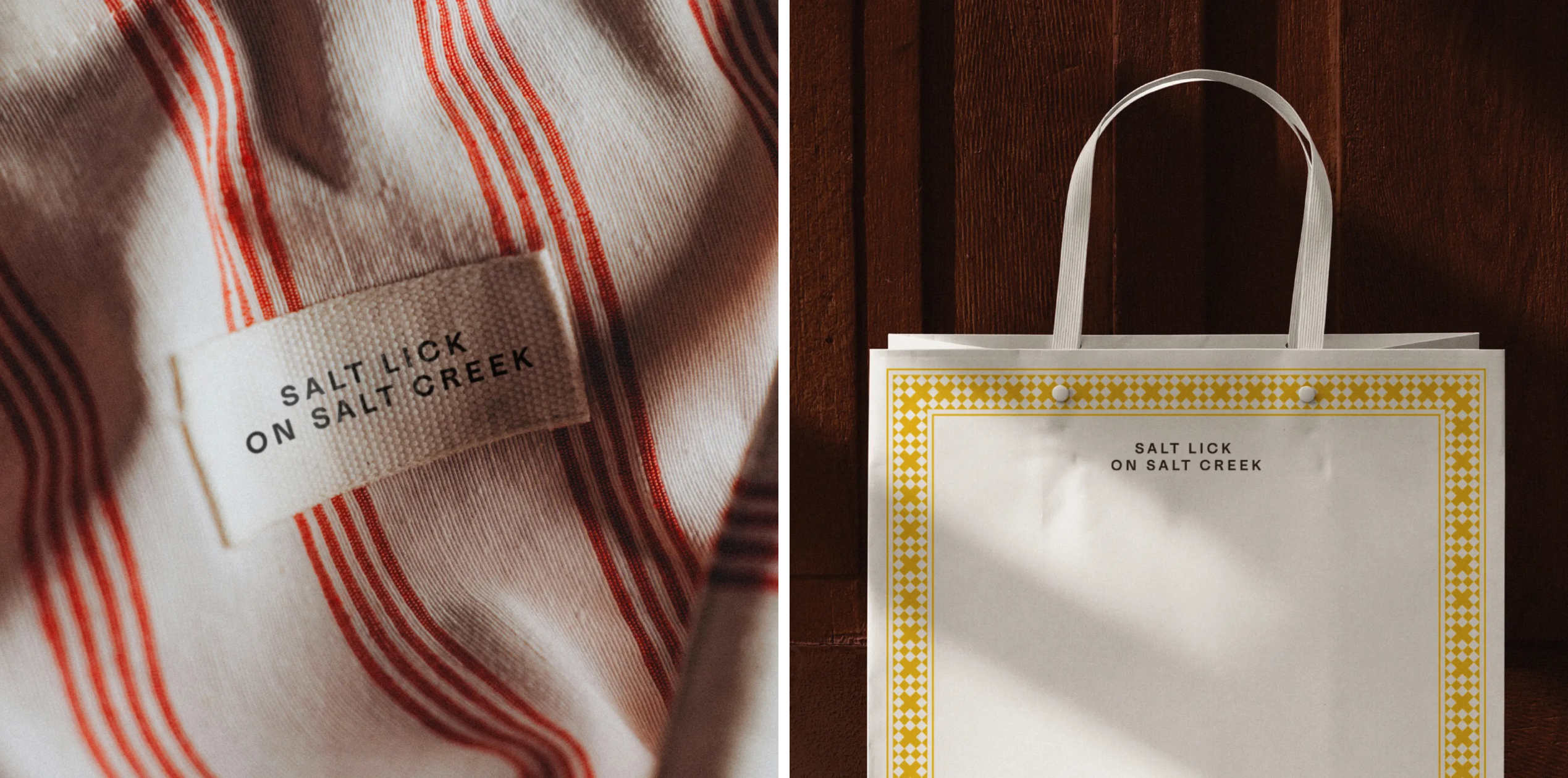 salt lick on salt creek by order brand identity design logo bpo review label