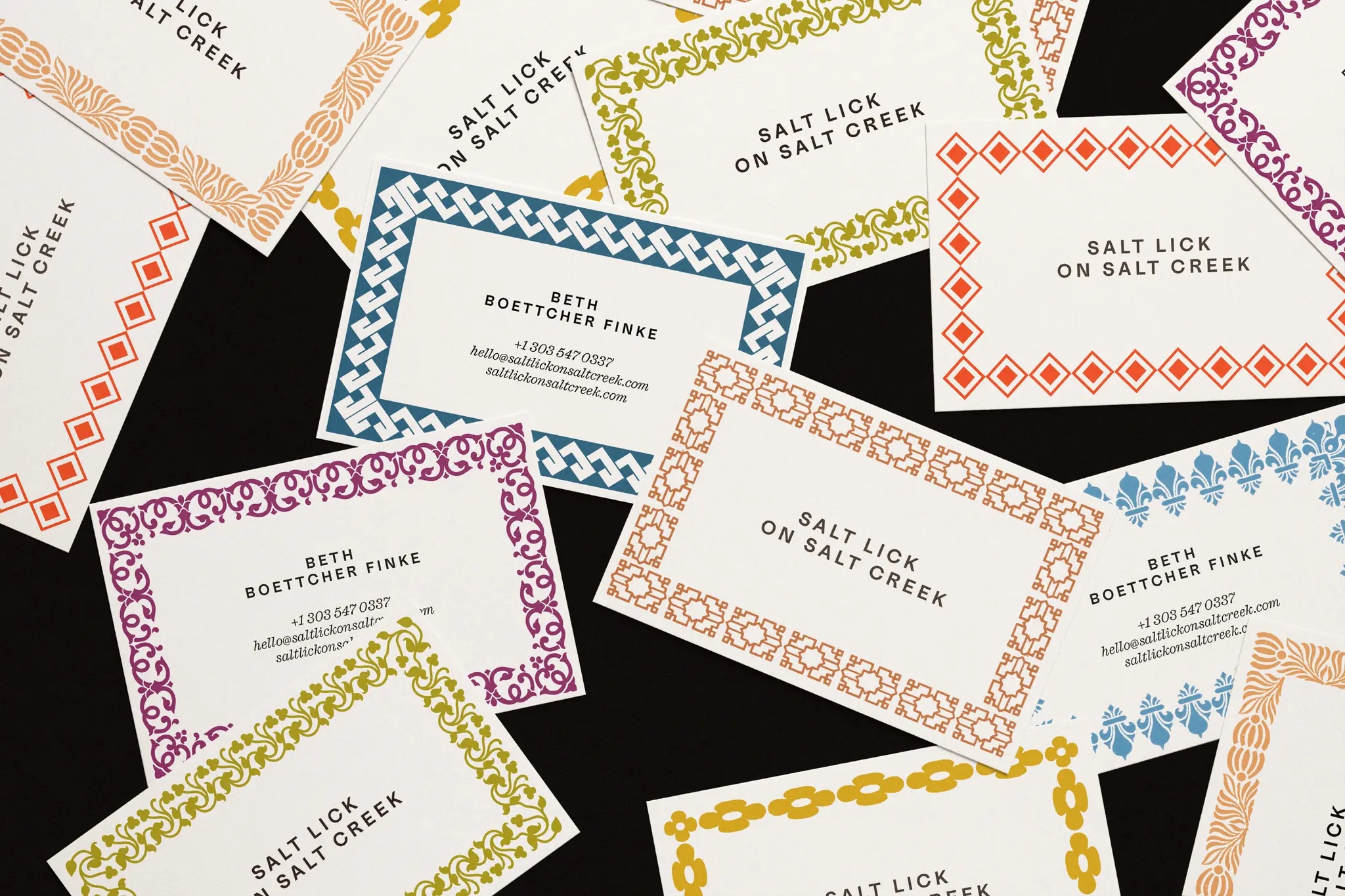 salt lick on salt creek by order brand identity design logo bpo review stationery