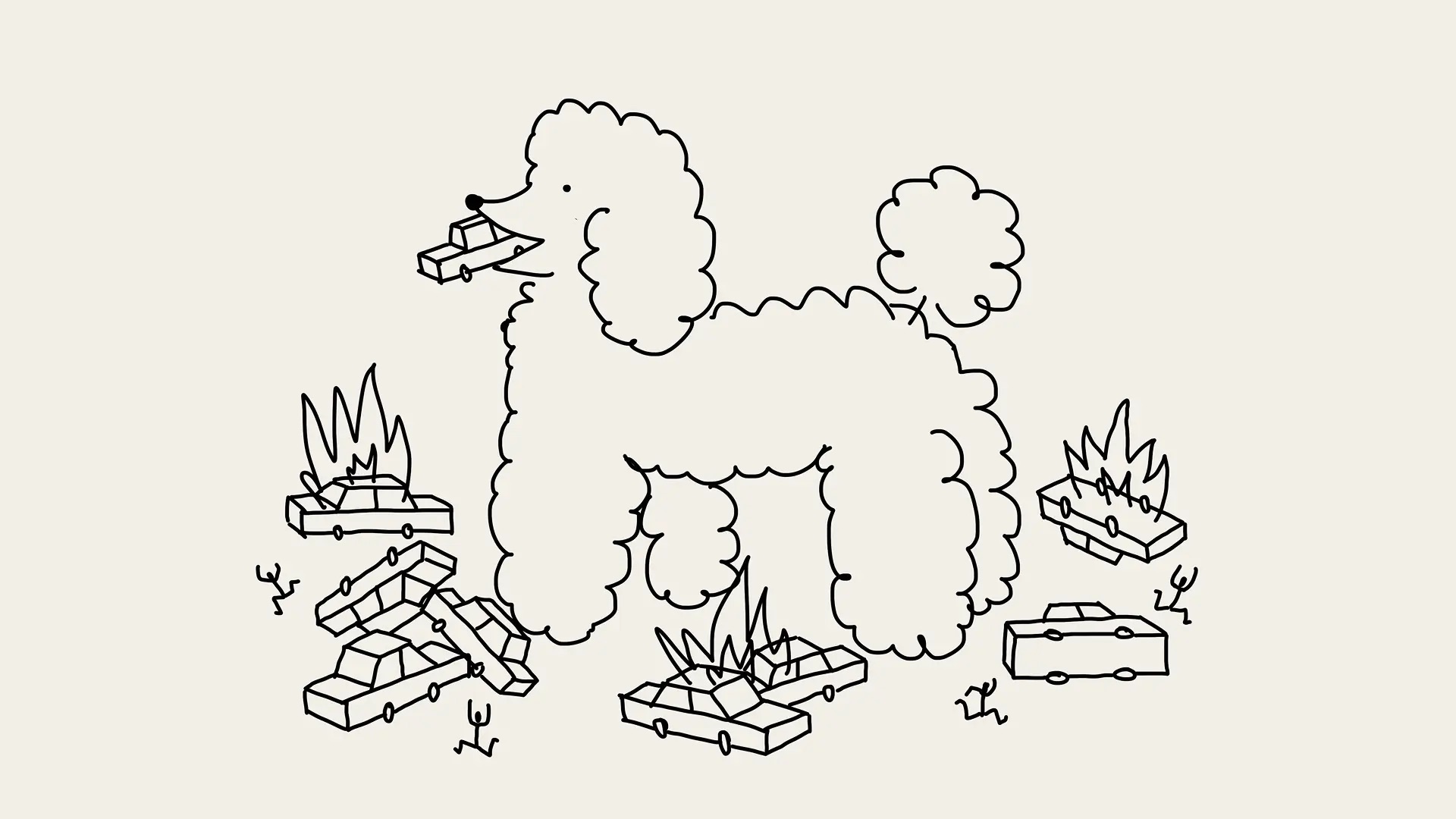 smlXL hotdog pet co branding identity logo bpo review illustration