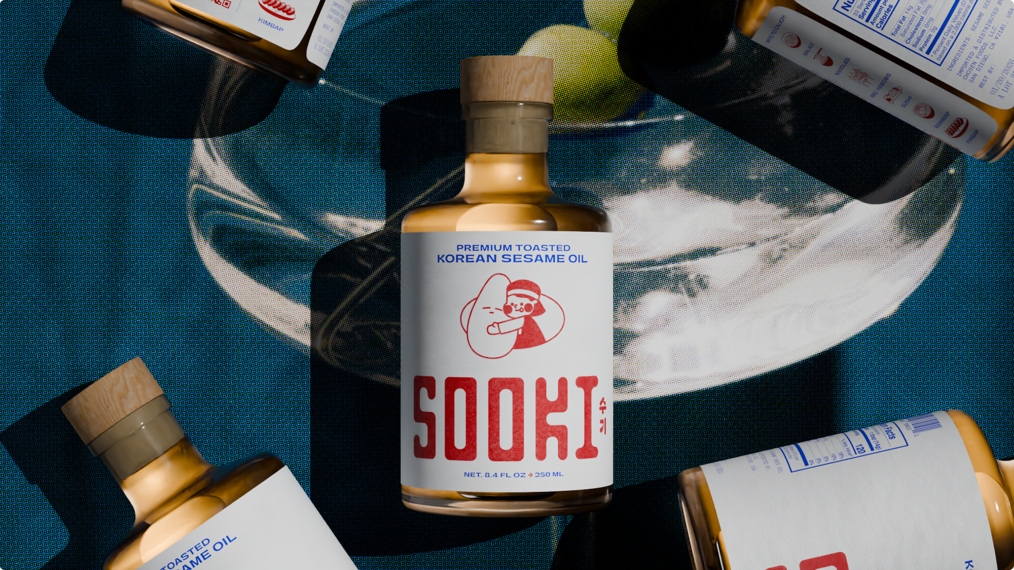 sooki the collected works branding identity logo wordmark typography bpo review bottle
