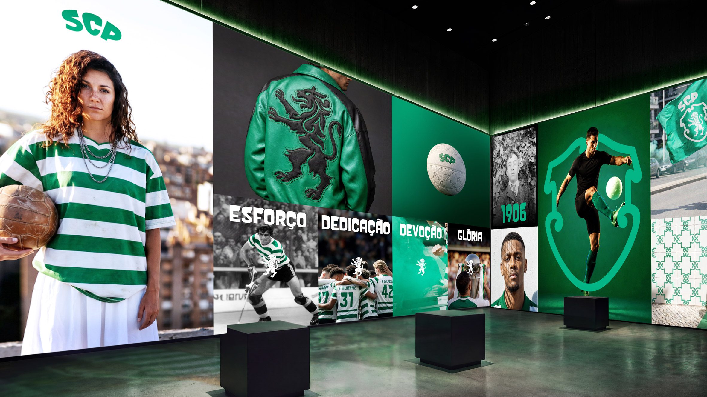 sporting cp lisbon football jkr branding identity design logo wordmark bpo review experience