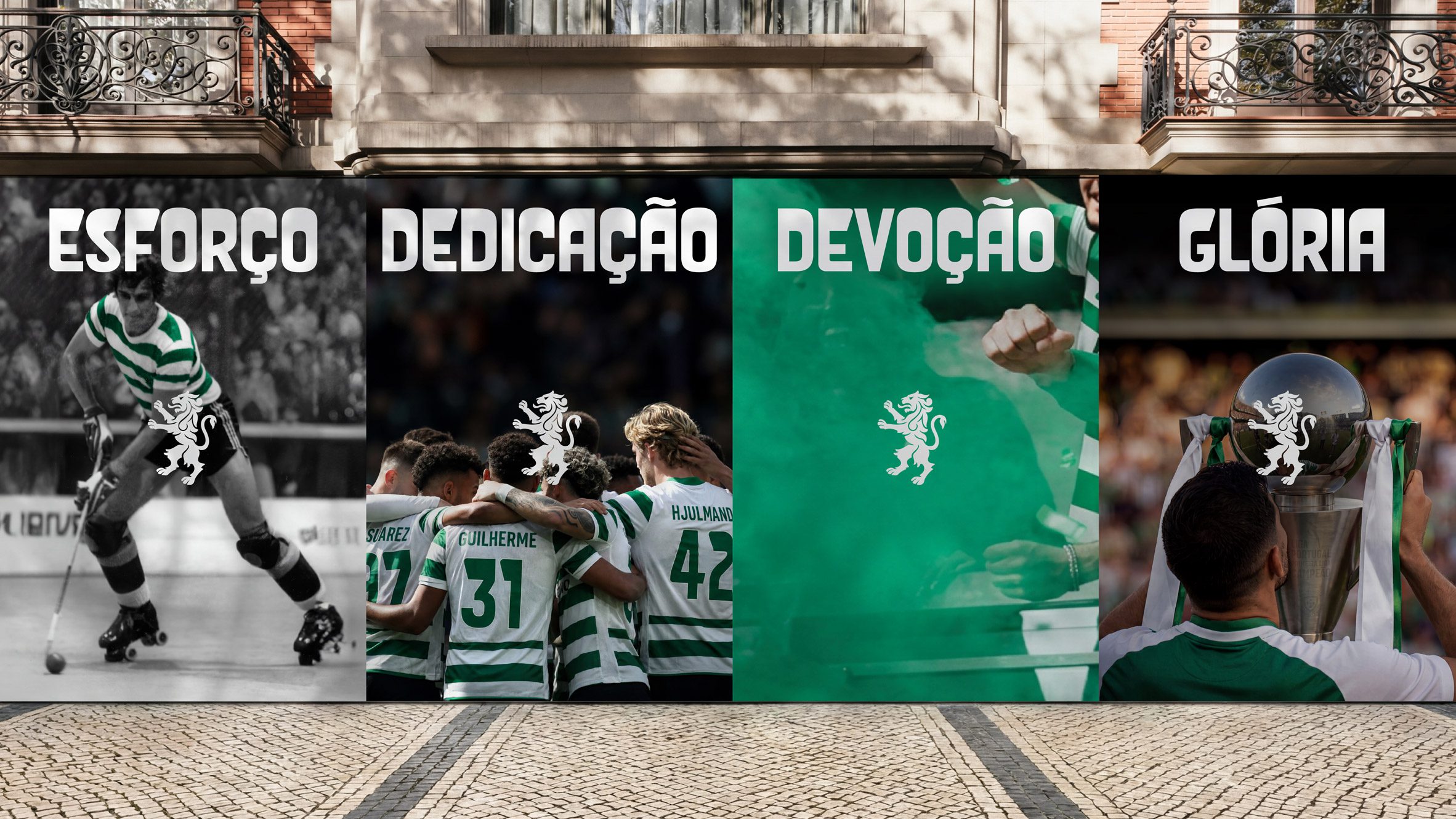 sporting cp lisbon football jkr branding identity design logo wordmark bpo review posters