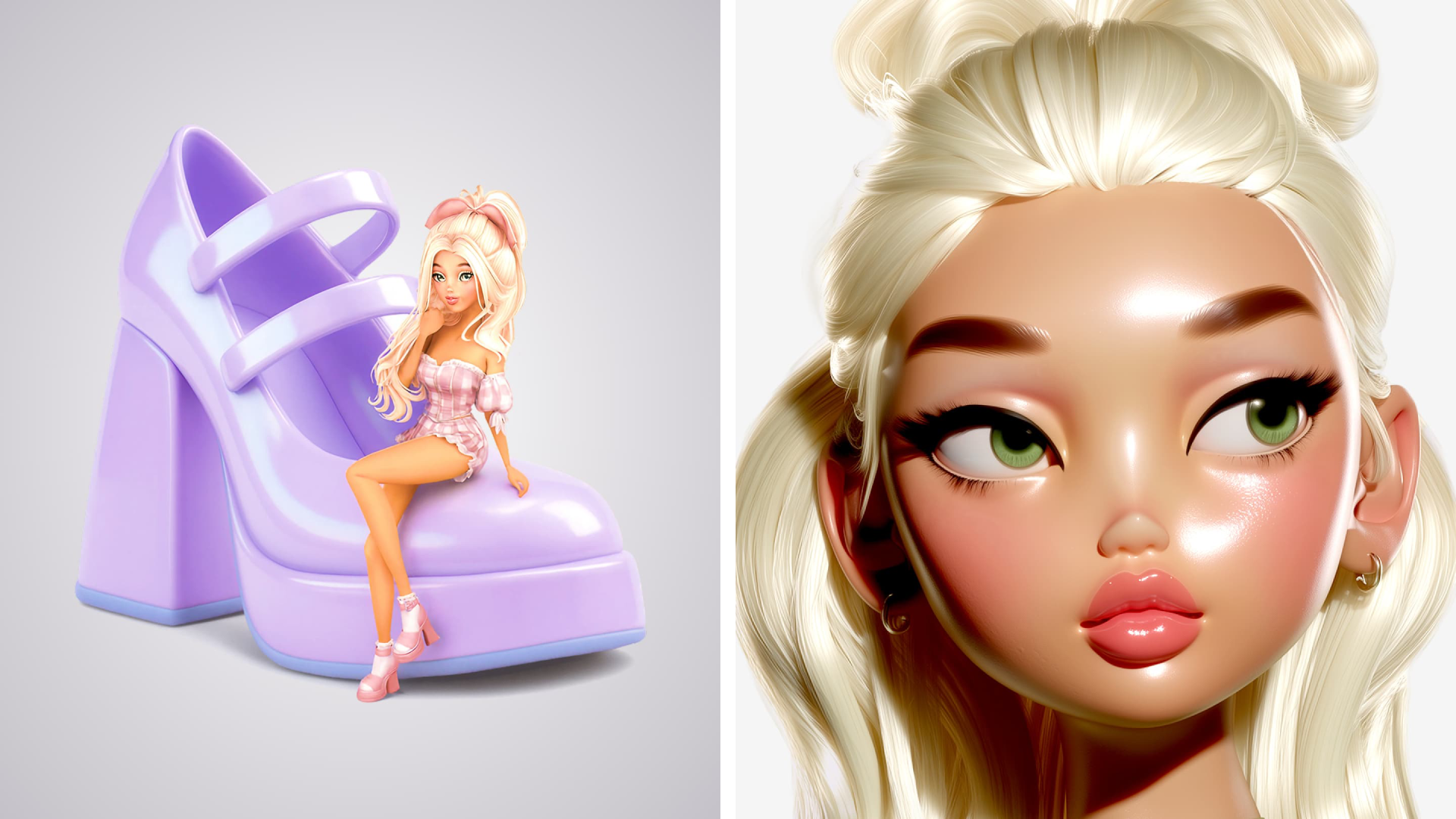 Blueberry brand identity typography wordmark logo character design by Studio NARI