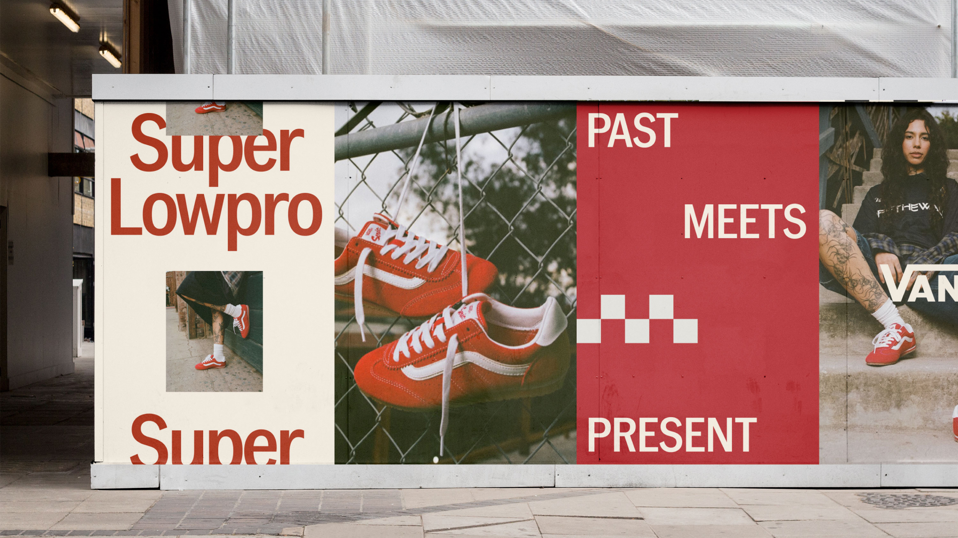vans accept and proceed branding identity design logo wordmark bpo review four posters