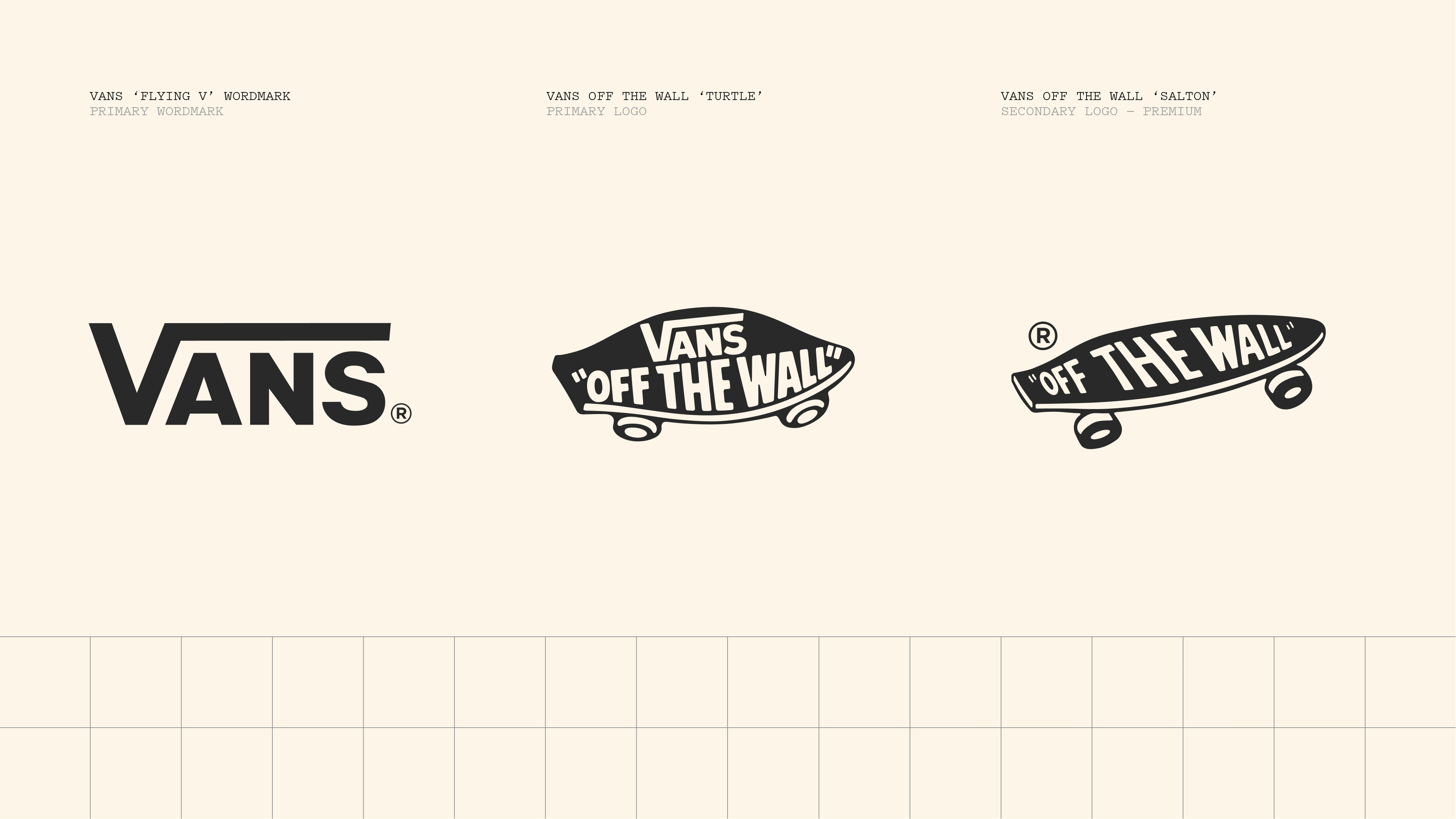 vans accept and proceed branding identity design logo wordmark bpo review logo board