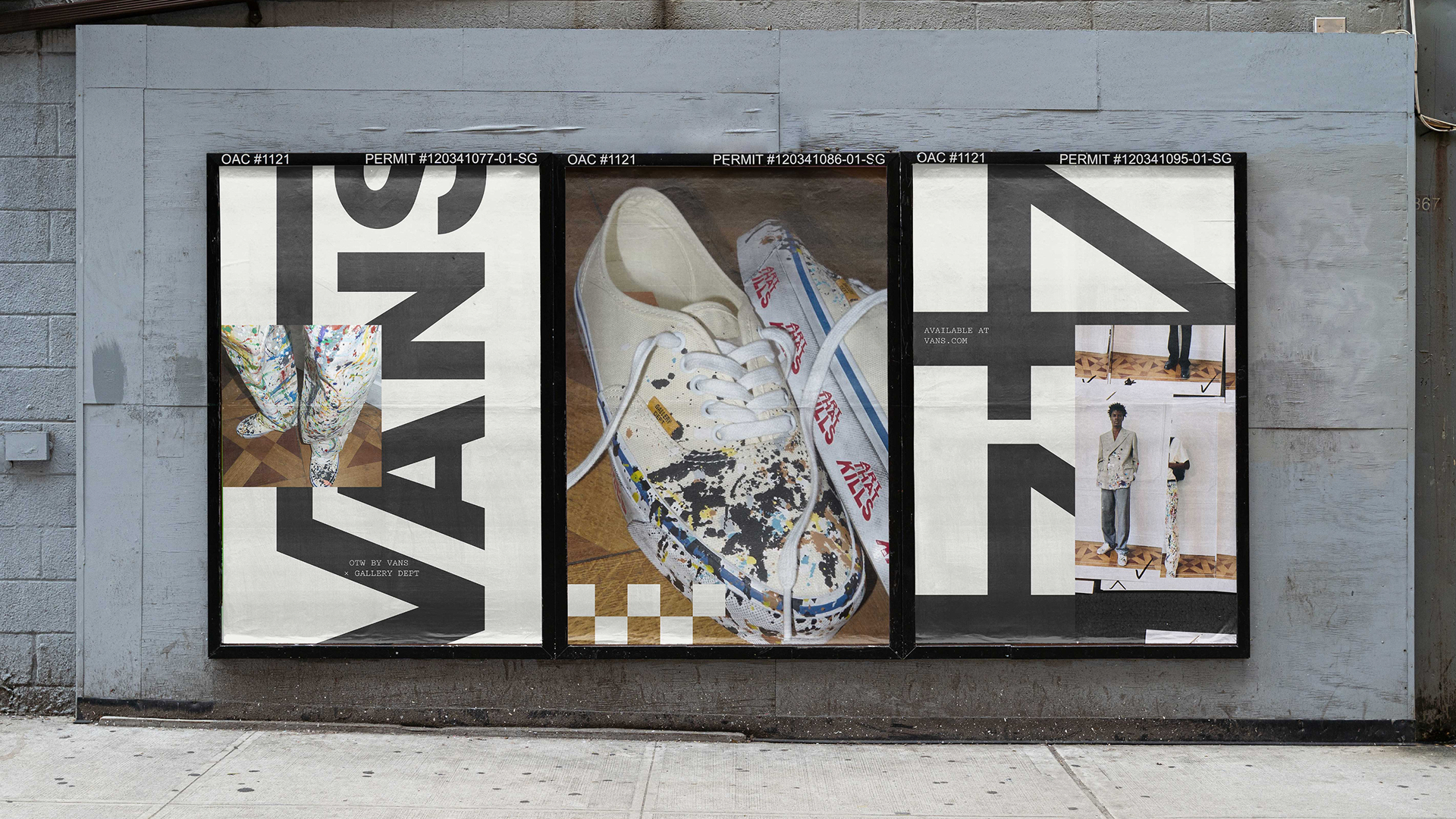 vans accept and proceed branding identity design logo wordmark bpo review poster trio 2