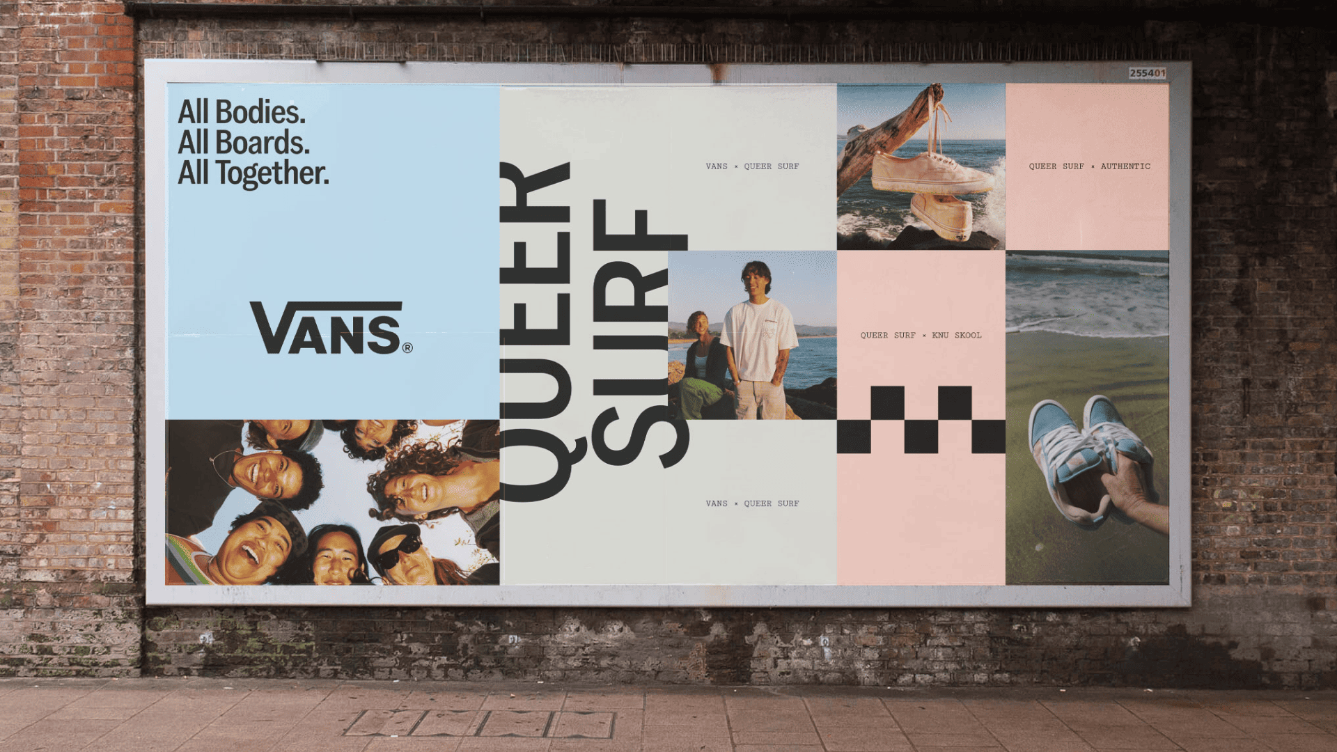vans accept and proceed branding identity design logo wordmark bpo review posters