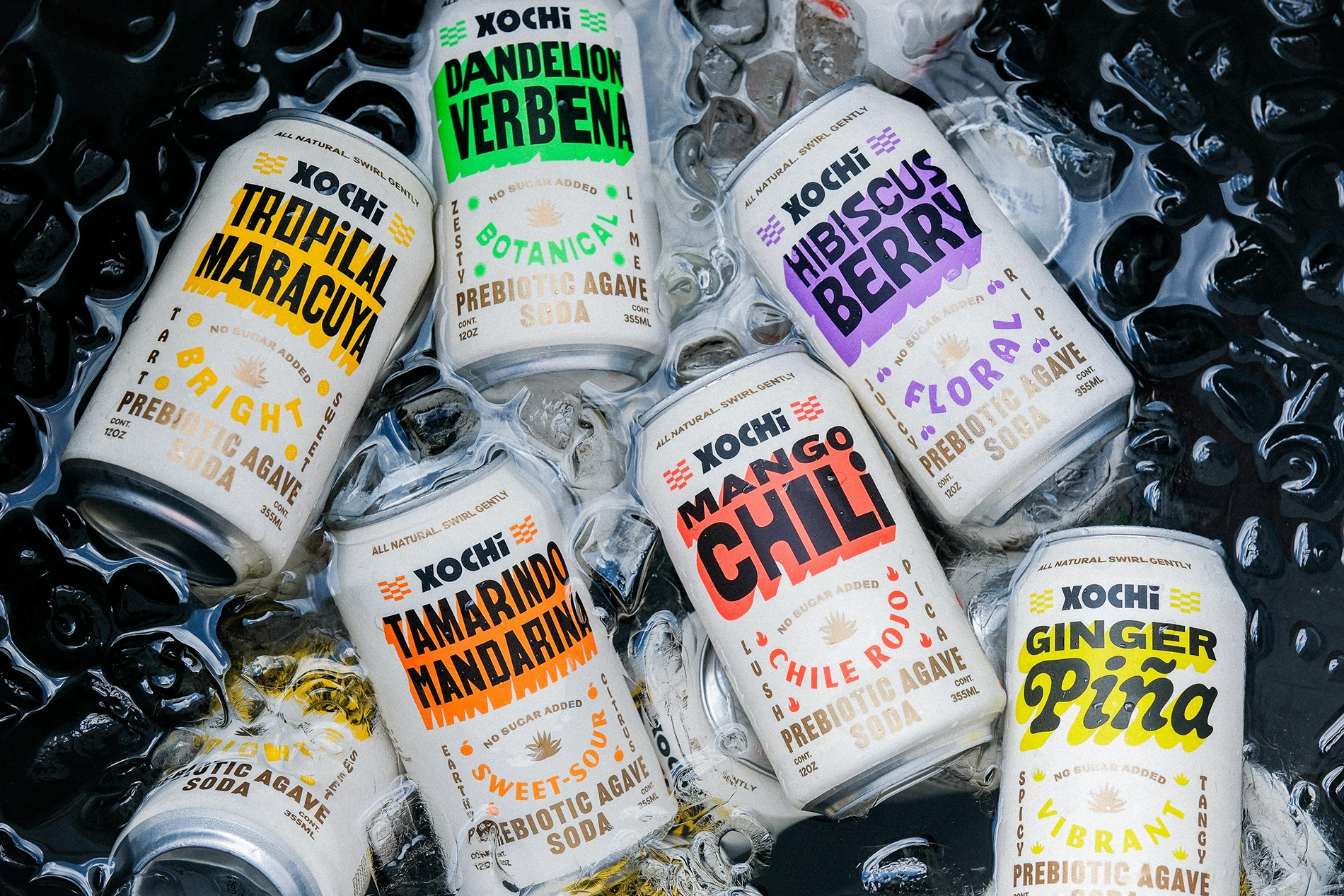 xochi kinoto studio packaging branding logo identity bpo review cans